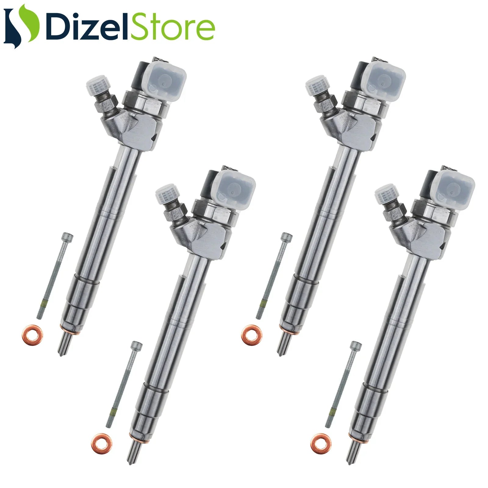 4X 0445110025 Bosch Enjektör Mercedes-Benz C200 E200 E270 CDI A6110700687 - Dizel Store