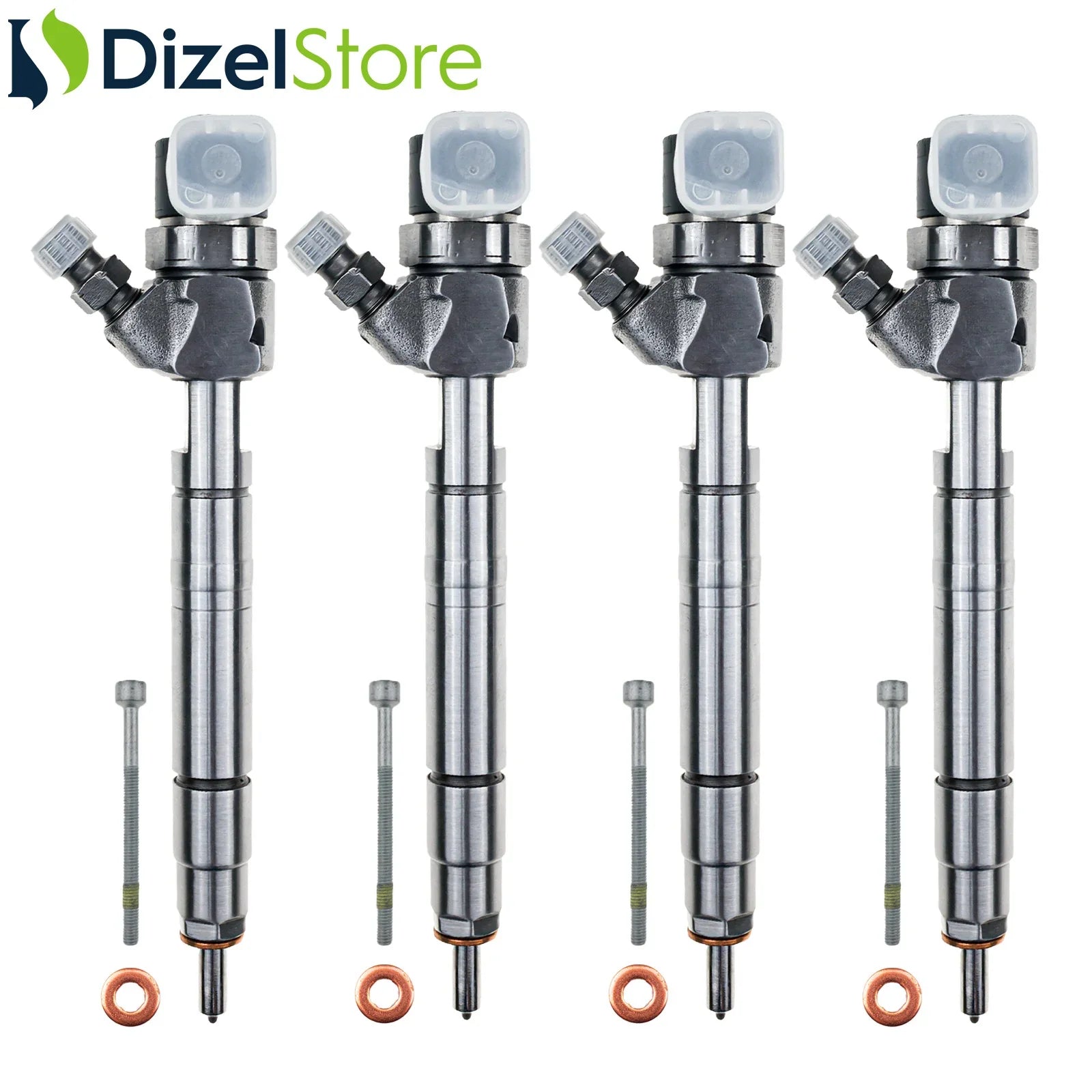 4X 0445110098 Bosch Enjektör Jeep Mercedes-Benz Sprinter 208 CDI A6120700087 - Dizel Store