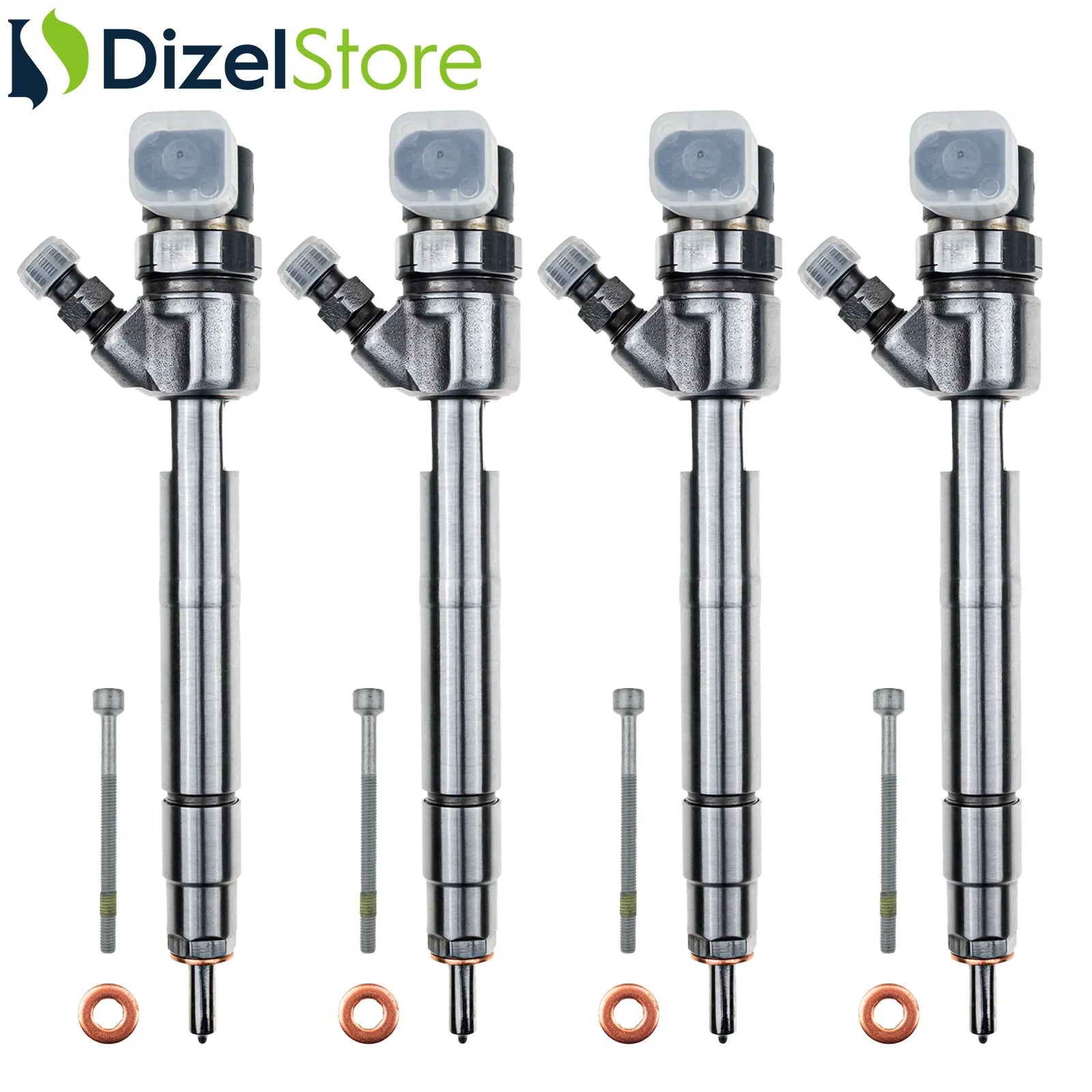 4X 0445110156 Bosch Enjektör Mercedes-Benz E200 E220 E270 E320 CDI A6480700187 - Dizel Store