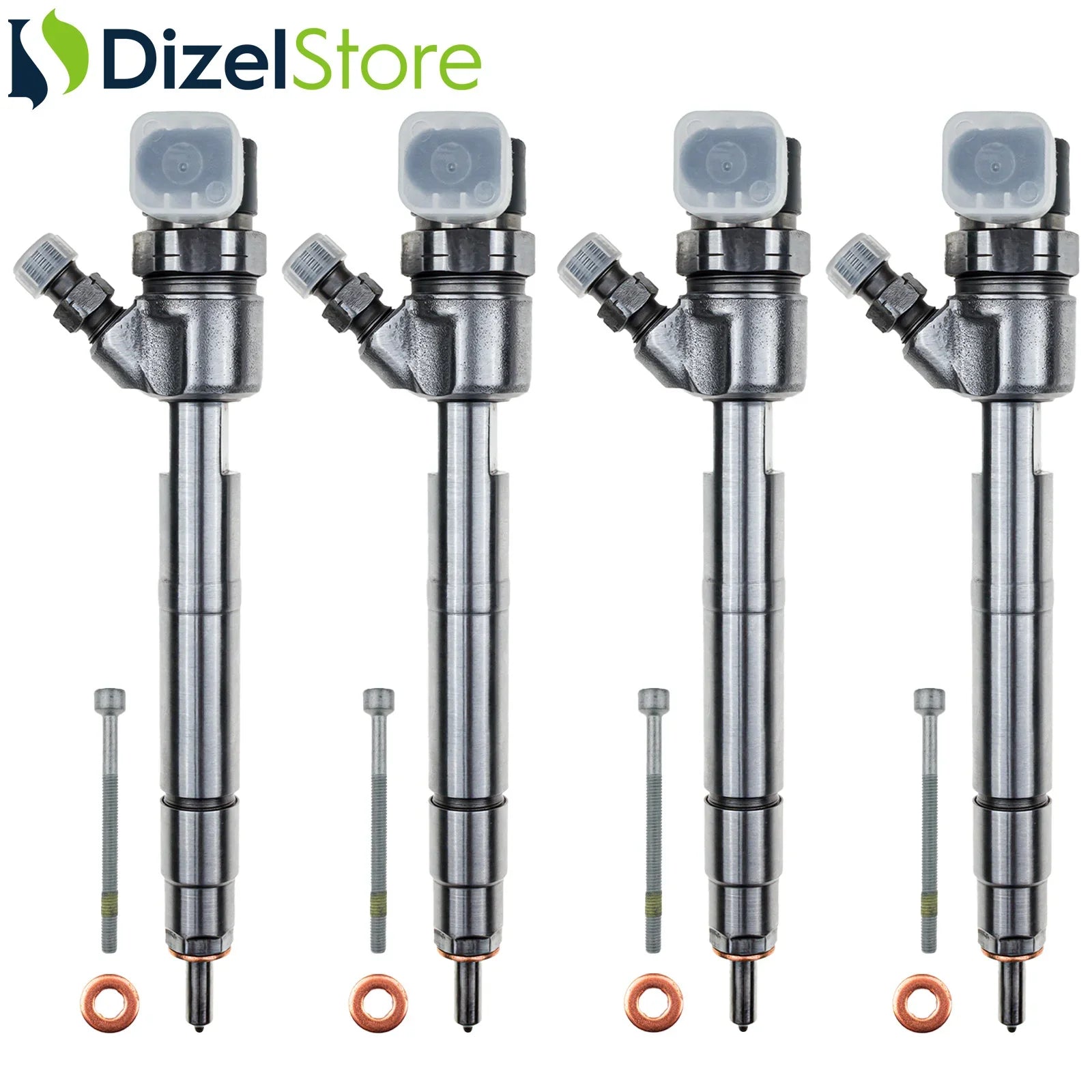 4X 0445110177 Bosch Enjektör Mercedes-Benz C200 C220 E200 E220 E270 CDI A6480700287 - Dizel Store