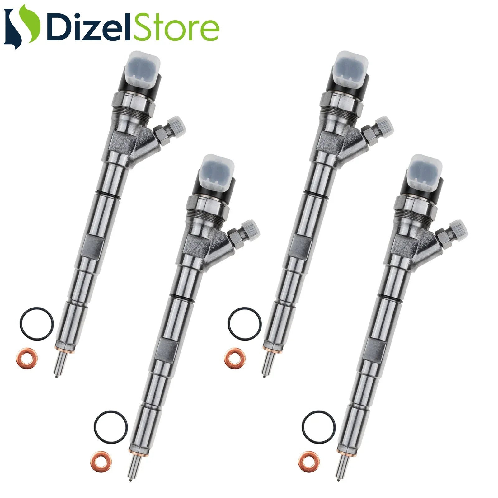 4X 0445110186 Bosch Enjektör Hyundai Kia Sorento 2.5 CRDi 33800-4A100 - Dizel Store