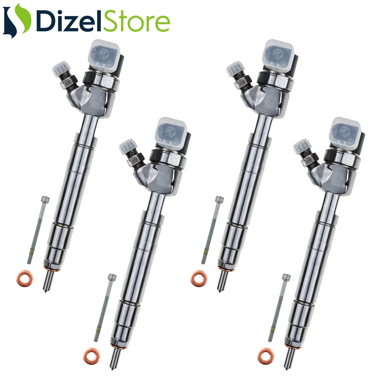 4X 0445110204 Bosch Einspritzdüse Injektor Jeep Mercedes-Benz Sprinter 208 211 216 A6120700087 - Dizel Store