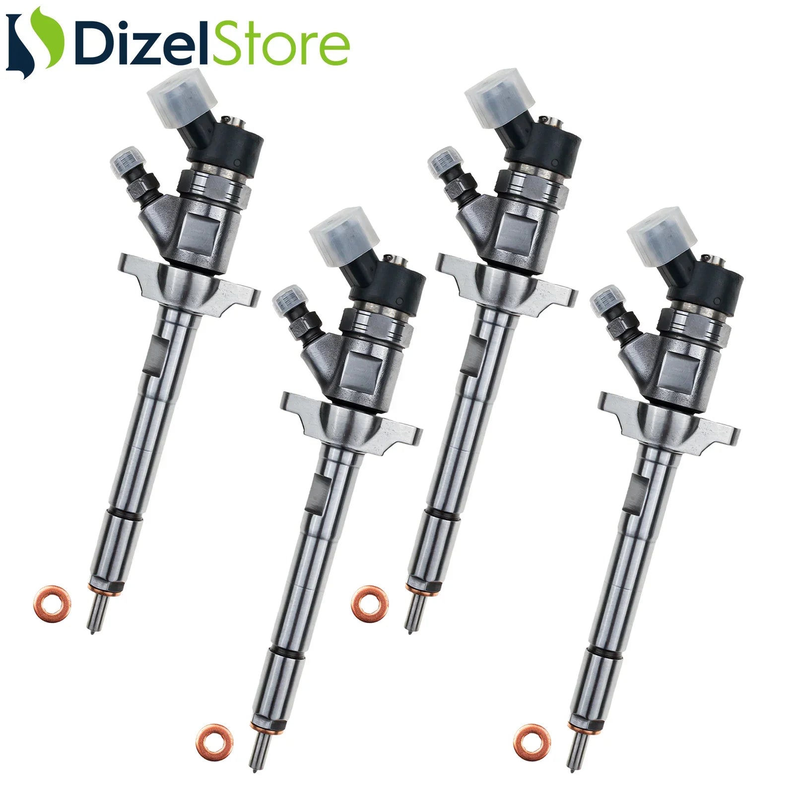 4X 0445110239 Bosch Enjektör Mazda Citroen Peugeot Fiat Ford C-Max Fiesta 1.6 TDCi 0986435122 - Dizel Store