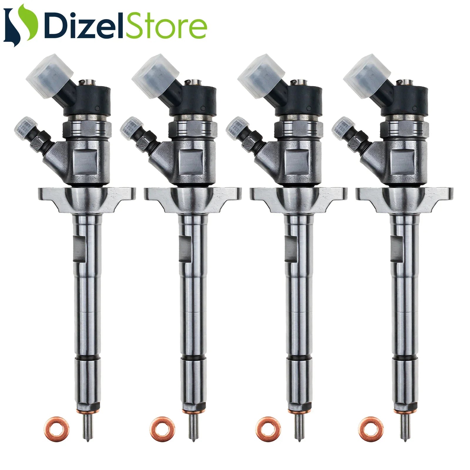 4X 0445110239 Bosch Enjektör Mazda Citroen Peugeot Fiat Ford C-Max Fiesta 1.6 TDCi 0986435122 - Dizel Store