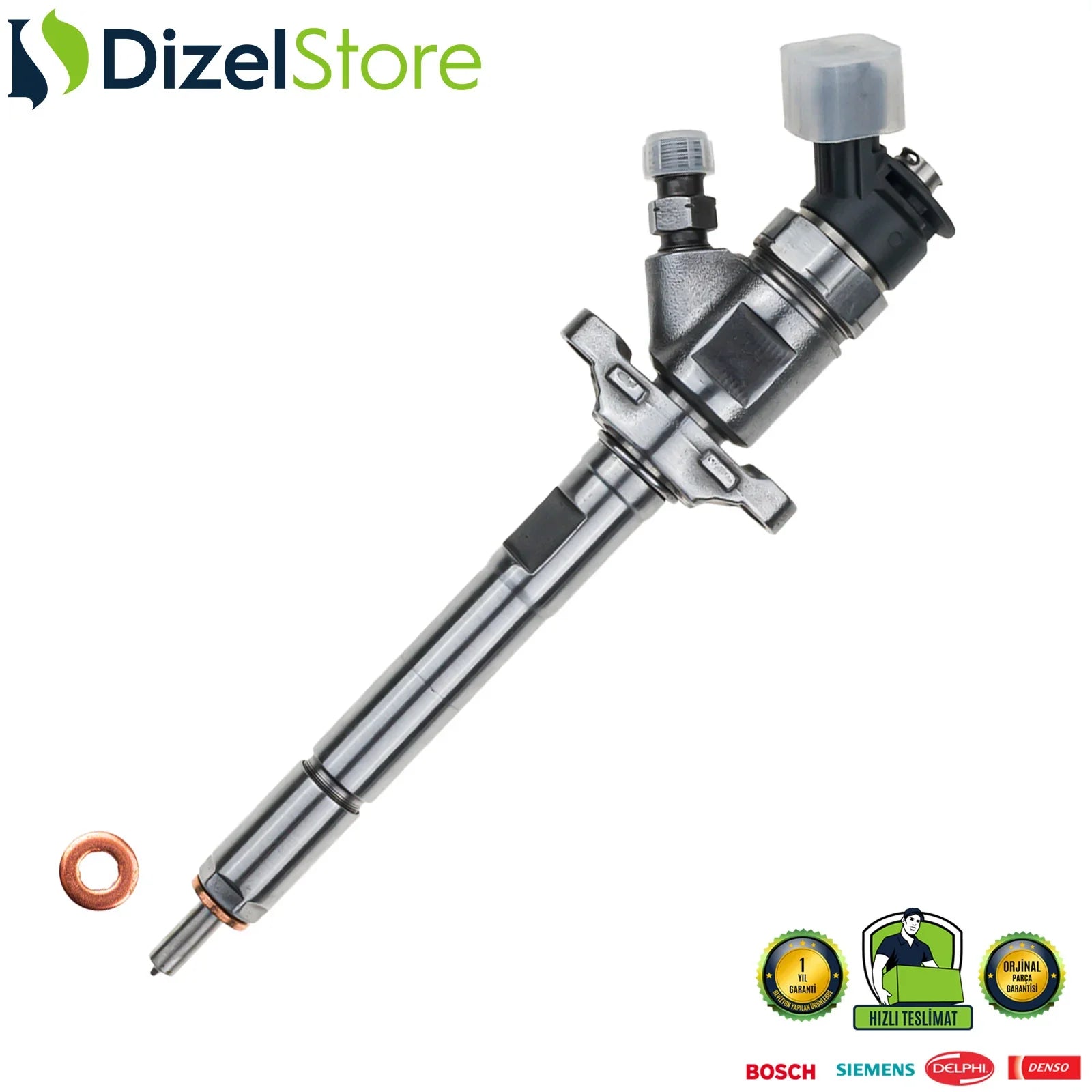 0445110297 Bosch Enjektör Citroen C2 C3 C4 Peugeot 206 1.6 HDi 1609850780 - Dizel Store