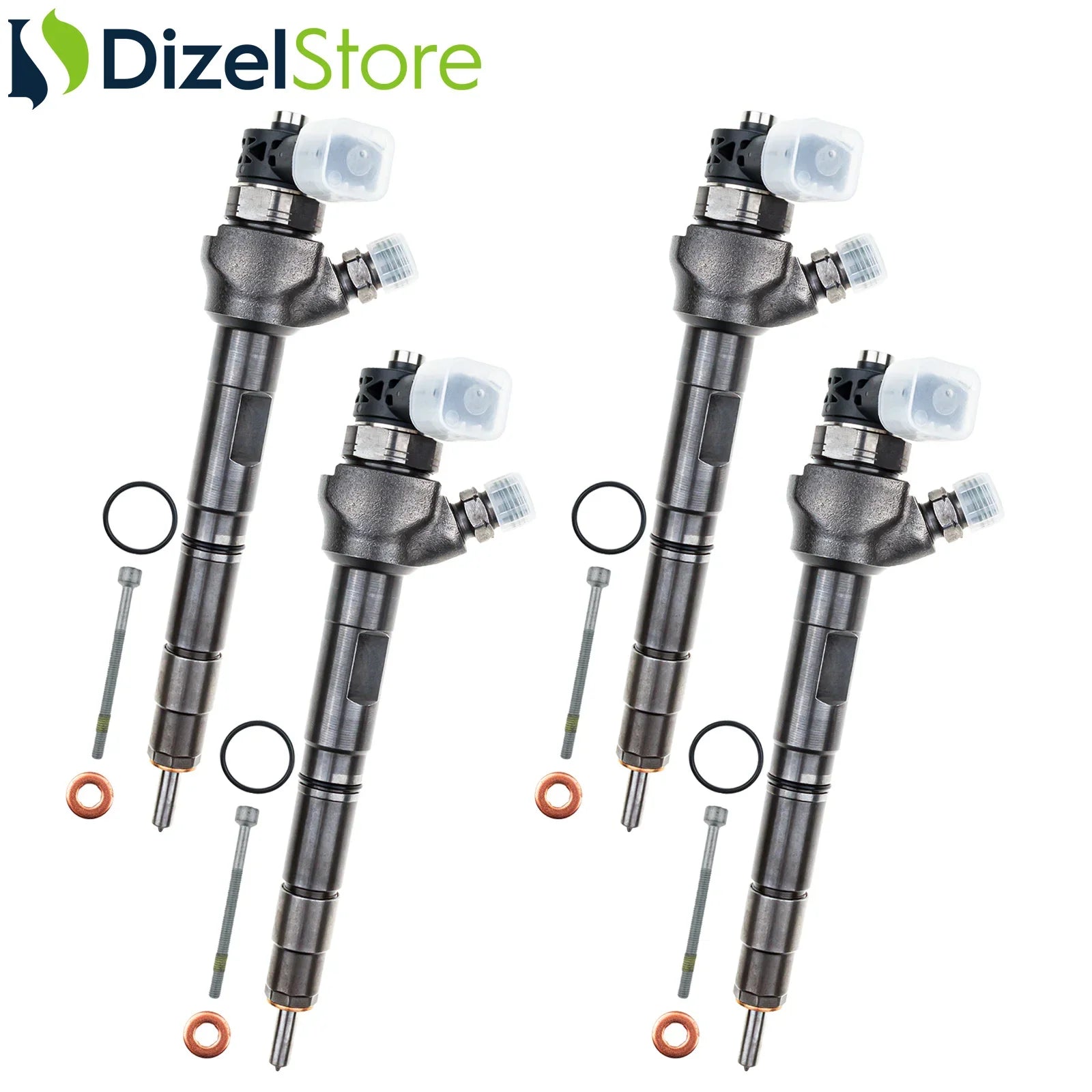 4X 0445110369 Bosch Enjektör Audi Seat Skoda VW Passat 2.0 TDI 03L130277J - Dizel Store