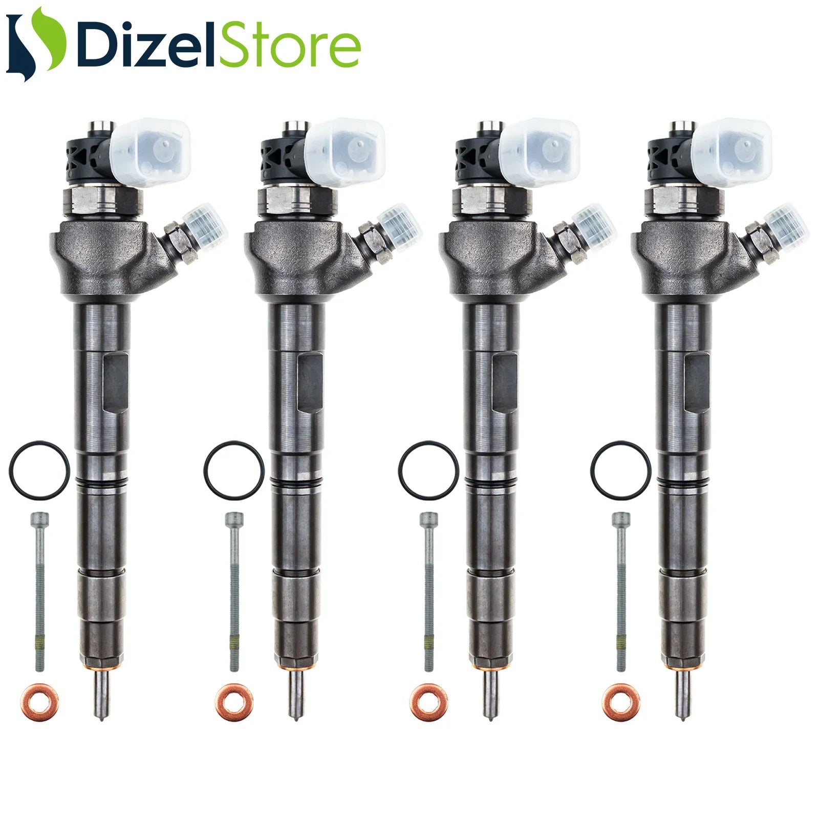 4X 0445110369 Bosch Enjektör Audi Seat Skoda VW Passat 2.0 TDI 03L130277J - Dizel Store
