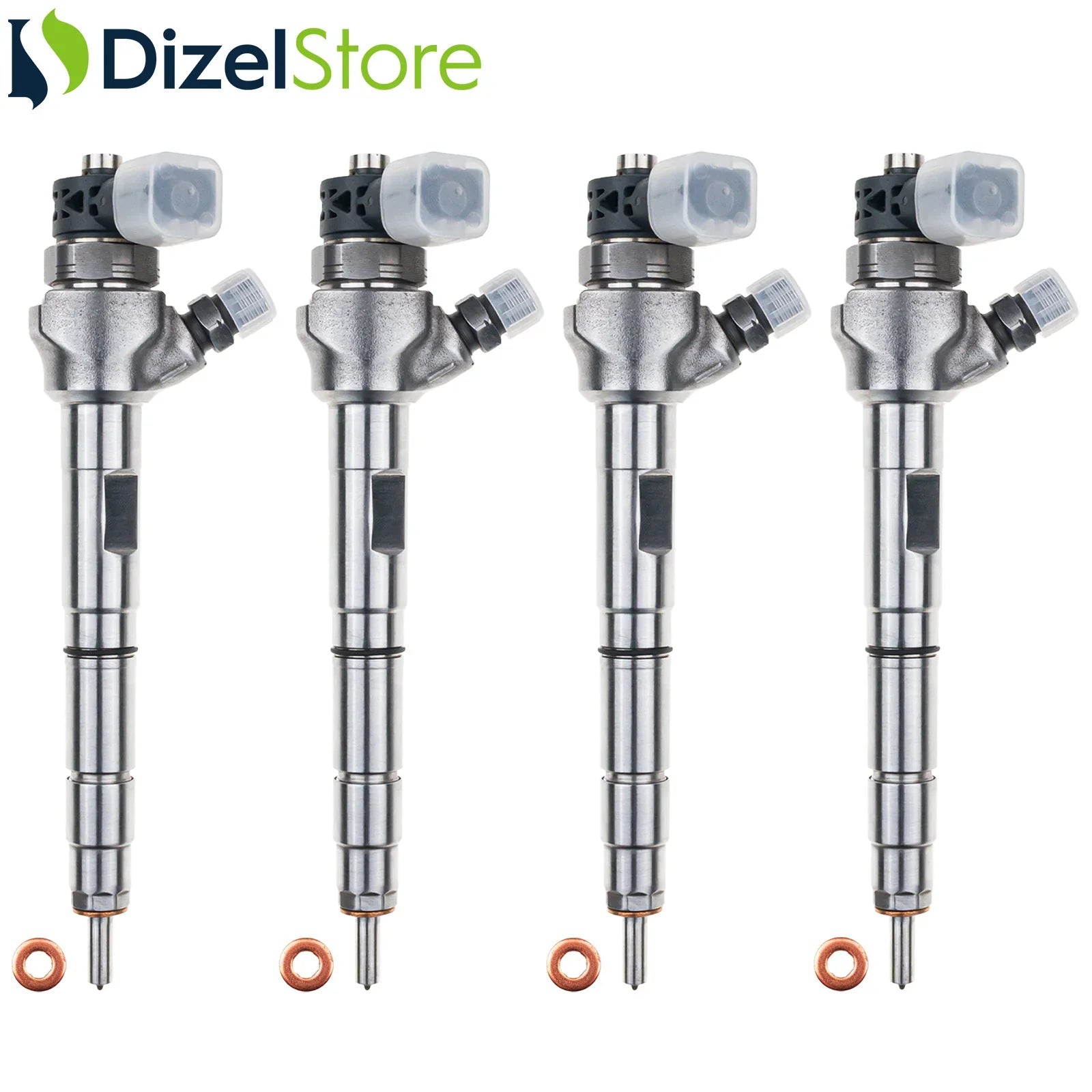 4X 0445110469 Bosch Enjektör Audi A3 Seat Alhambra VW Caddy 2.0 TDI 04L130277AC - Dizel Store