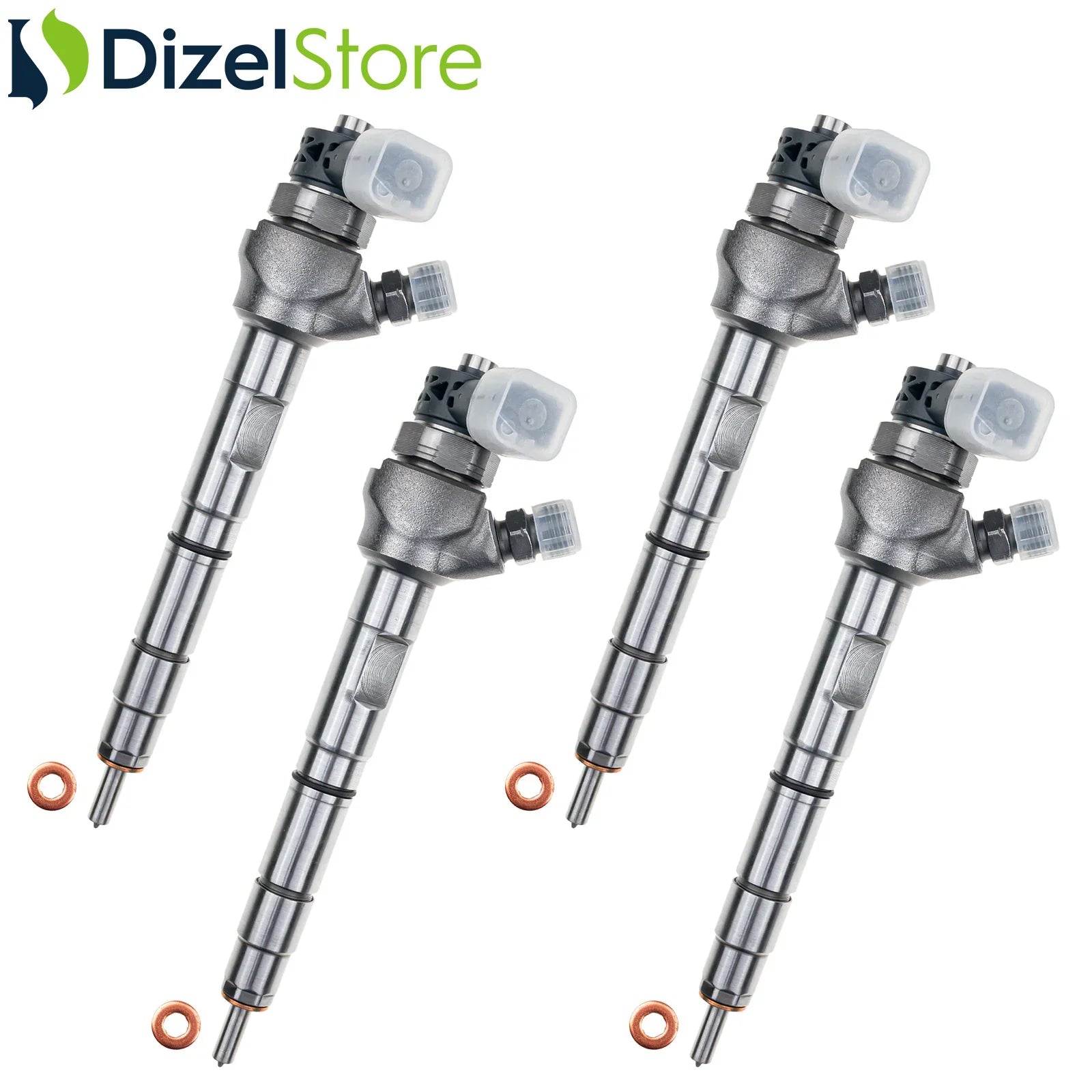 4X 0445110477 Bosch Enjektör Audi Seat Skoda VW Golf 1.6 TDI 04L130277G - Dizel Store