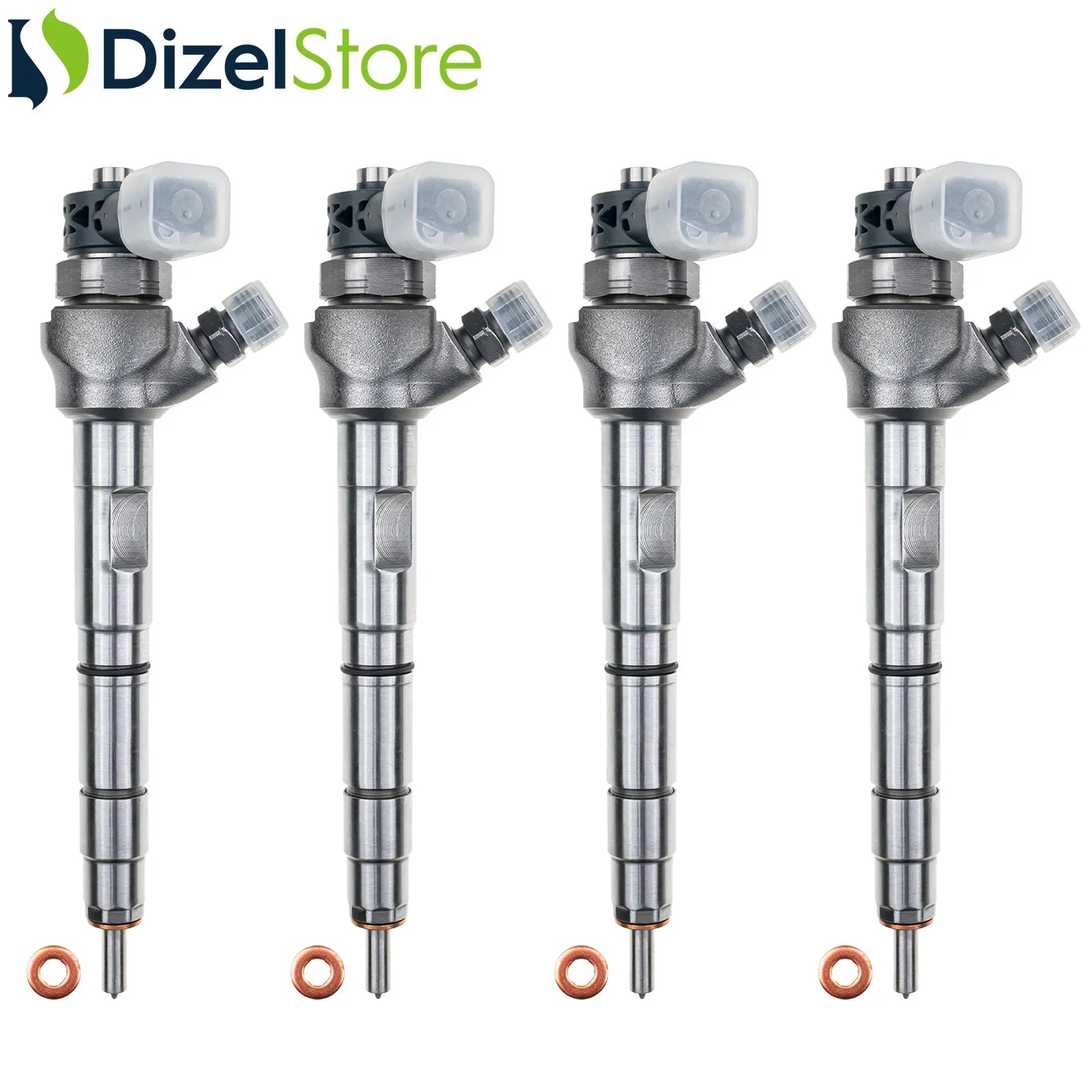 4X 0445110477 Bosch Enjektör Audi Seat Skoda VW Golf 1.6 TDI 04L130277G - Dizel Store