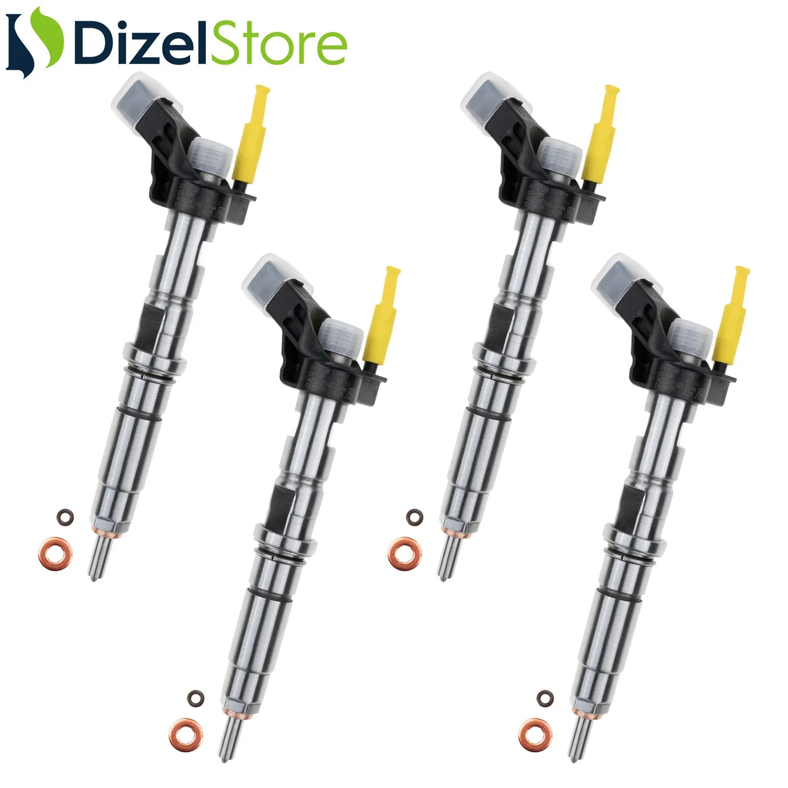 4X 0445115029 Bosch Piezzo Enjektör VW Crafter Minibüs Panelvan Platfrom 2.5 TDI 076130277 - Dizel Store