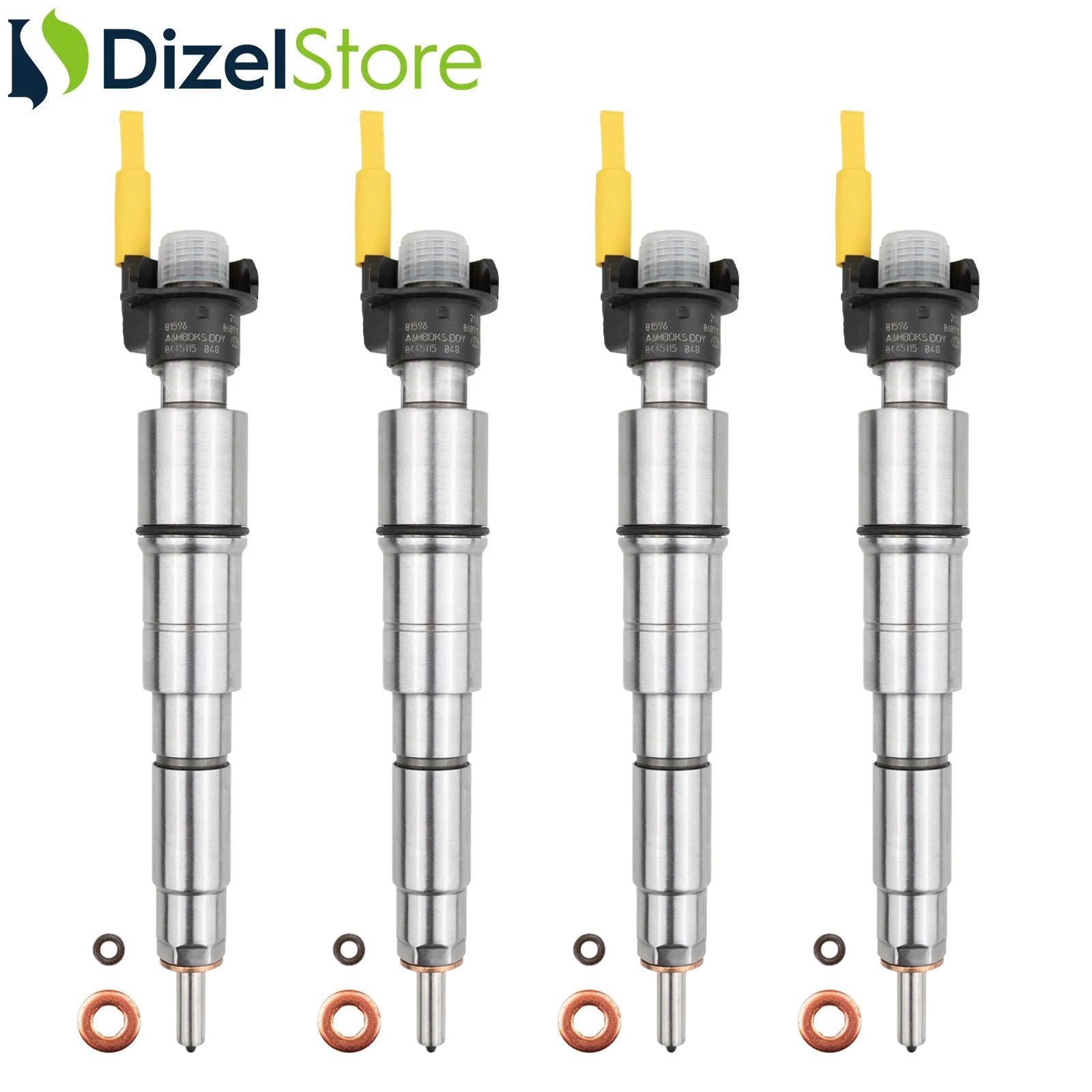 4X 0445115048 Bosch Piezzo Enjektör BMW E90 Cabrio Coupe Touring 330 d 13537801940 - Dizel Store