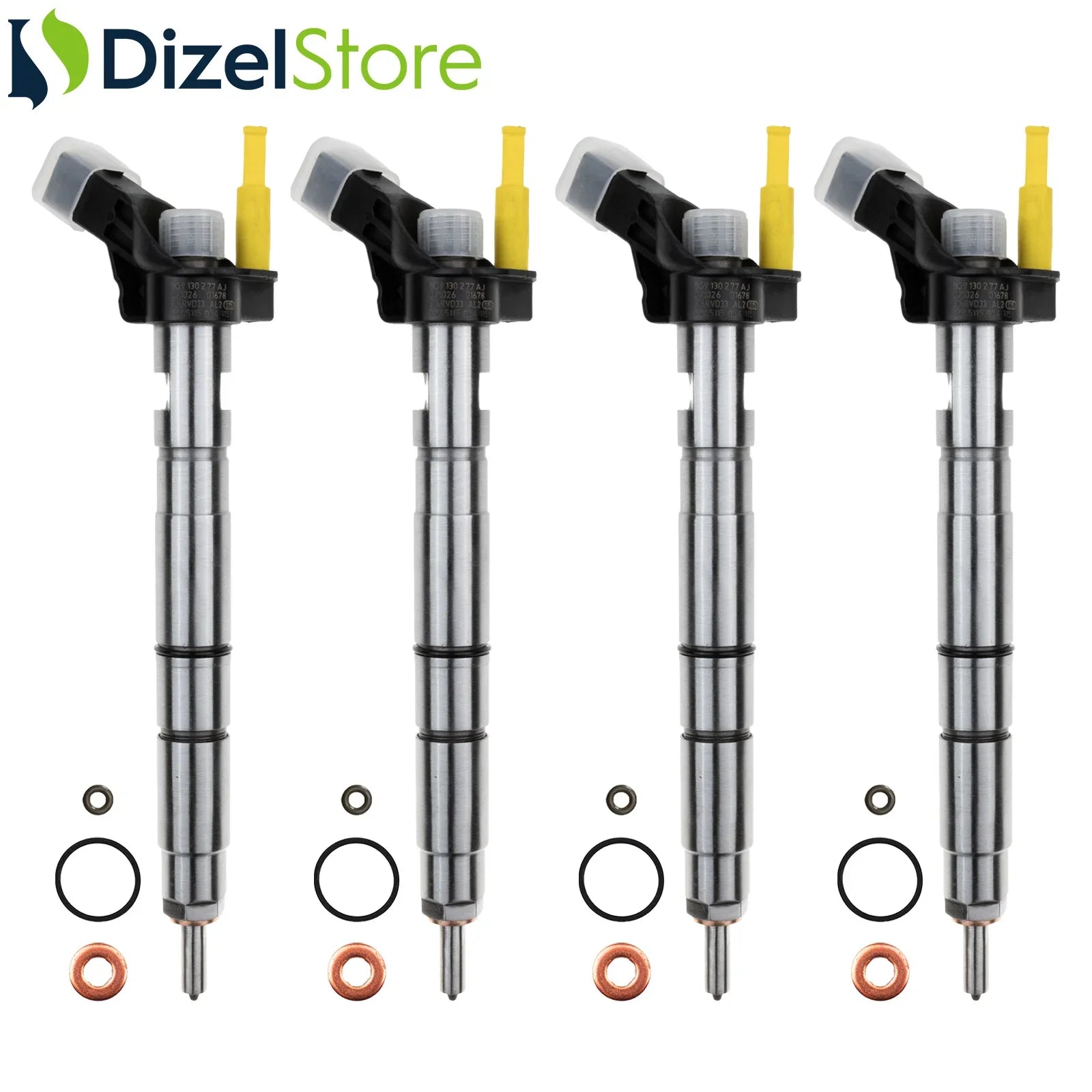 4X 0445115054 Bosch Piezzo Enjektör Audi A4 Cabrio A6 Avant 2.7 TDI 059130277AJ - Dizel Store