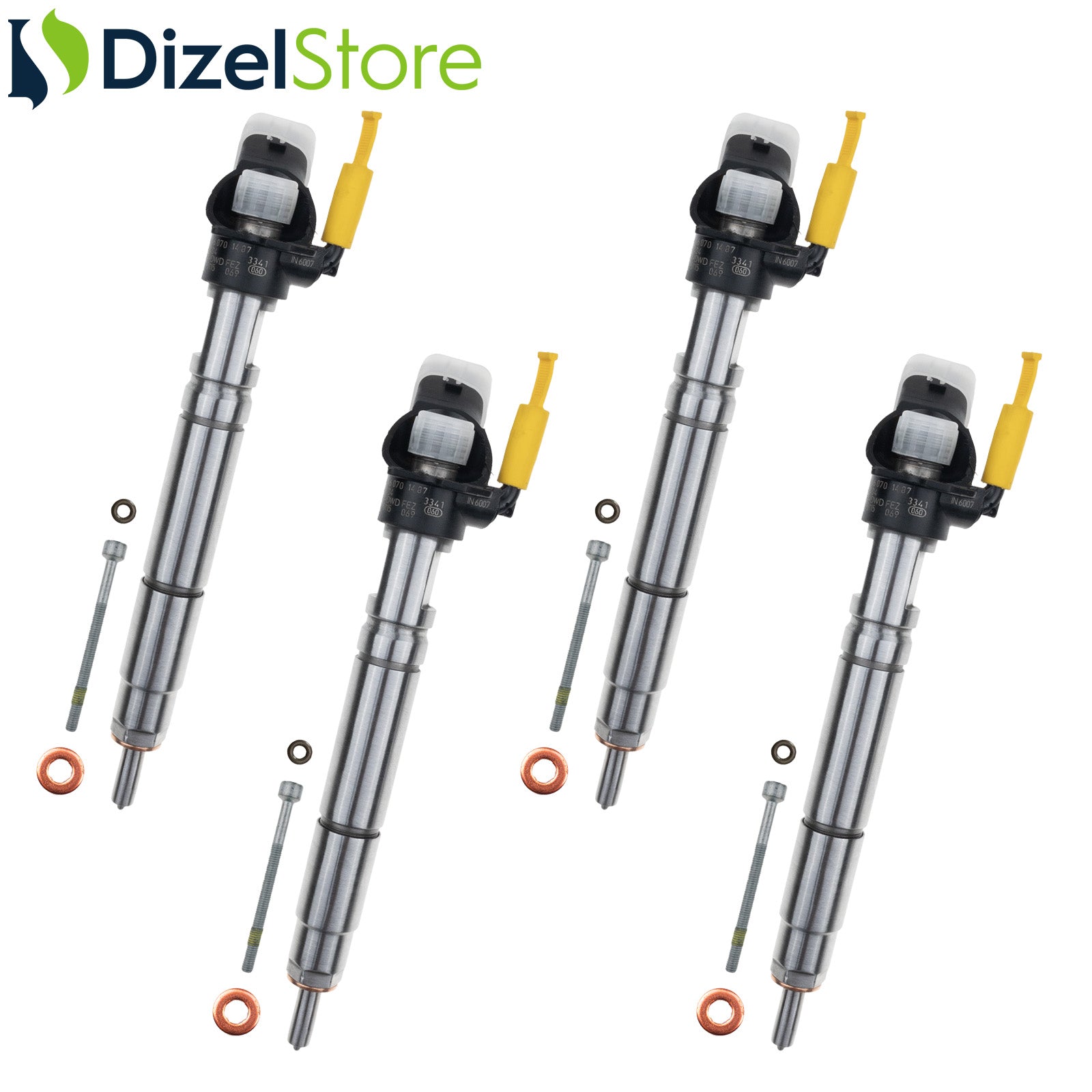 4x 0445115069 Bosch Enjektör Mercedes-Benz 311 CDI 2.1 A6460701487