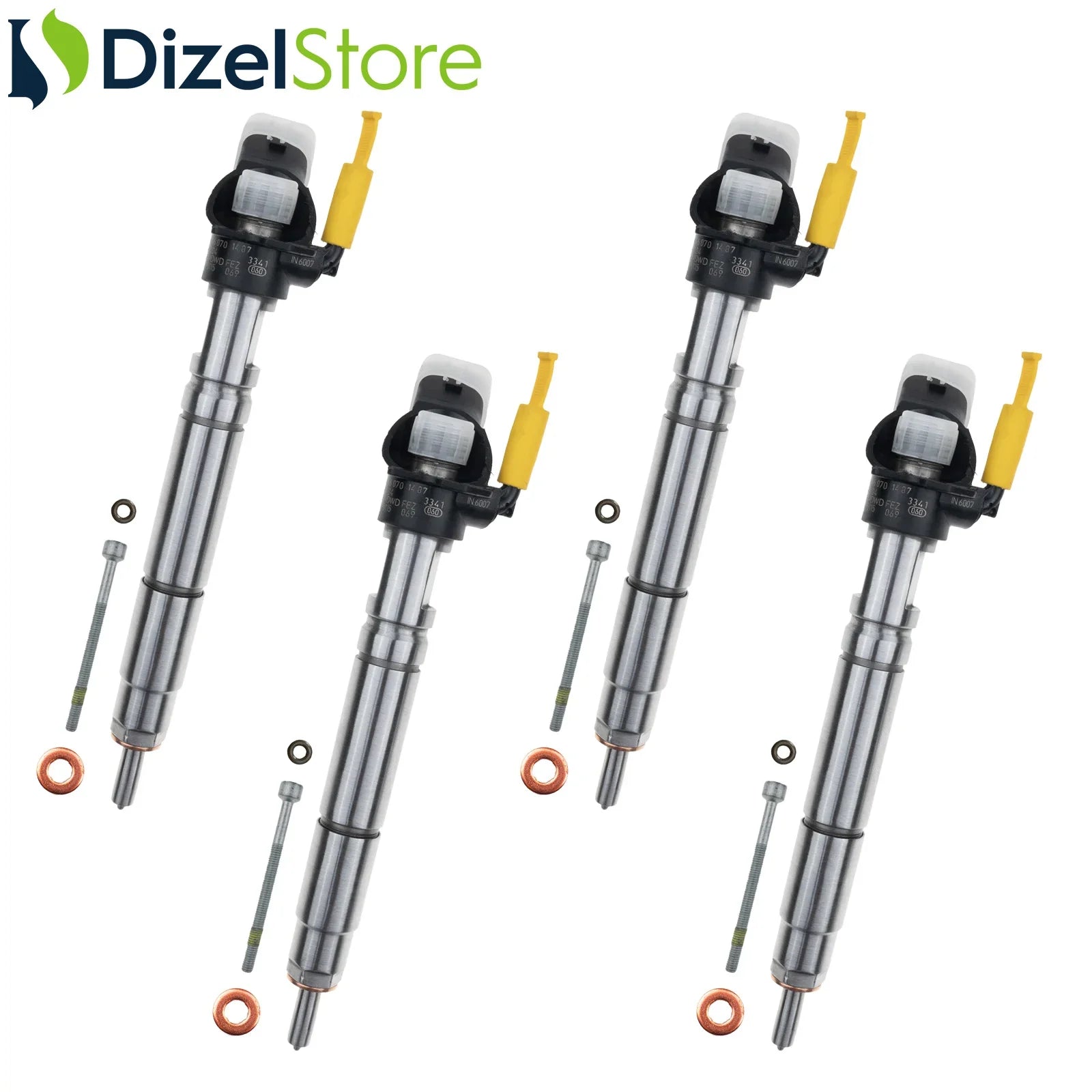 4x 0445115069 Bosch Enjektör Mercedes-Benz 311 CDI 2.1 A6460701487 - Dizel Store