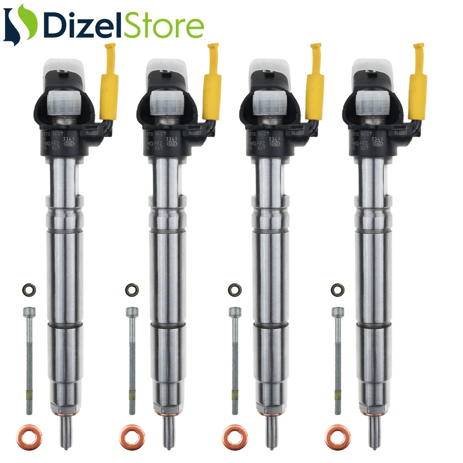 4x 0445115069 Bosch Enjektör Mercedes-Benz 311 CDI 2.1 A6460701487 - Dizel Store