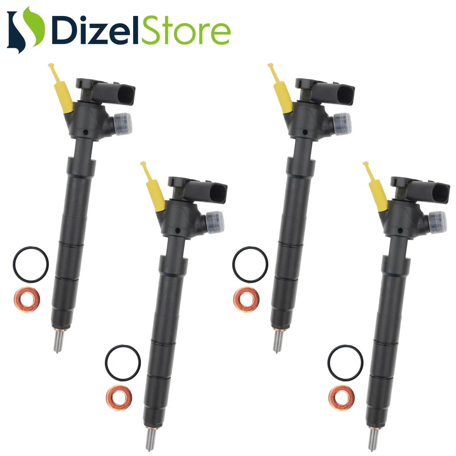 4X 04L130277AN Delphi Enjektör Audi A3 Seat Arona Skoda Octavia VW Golf 1.6 TDI 28506046 - Dizel Store