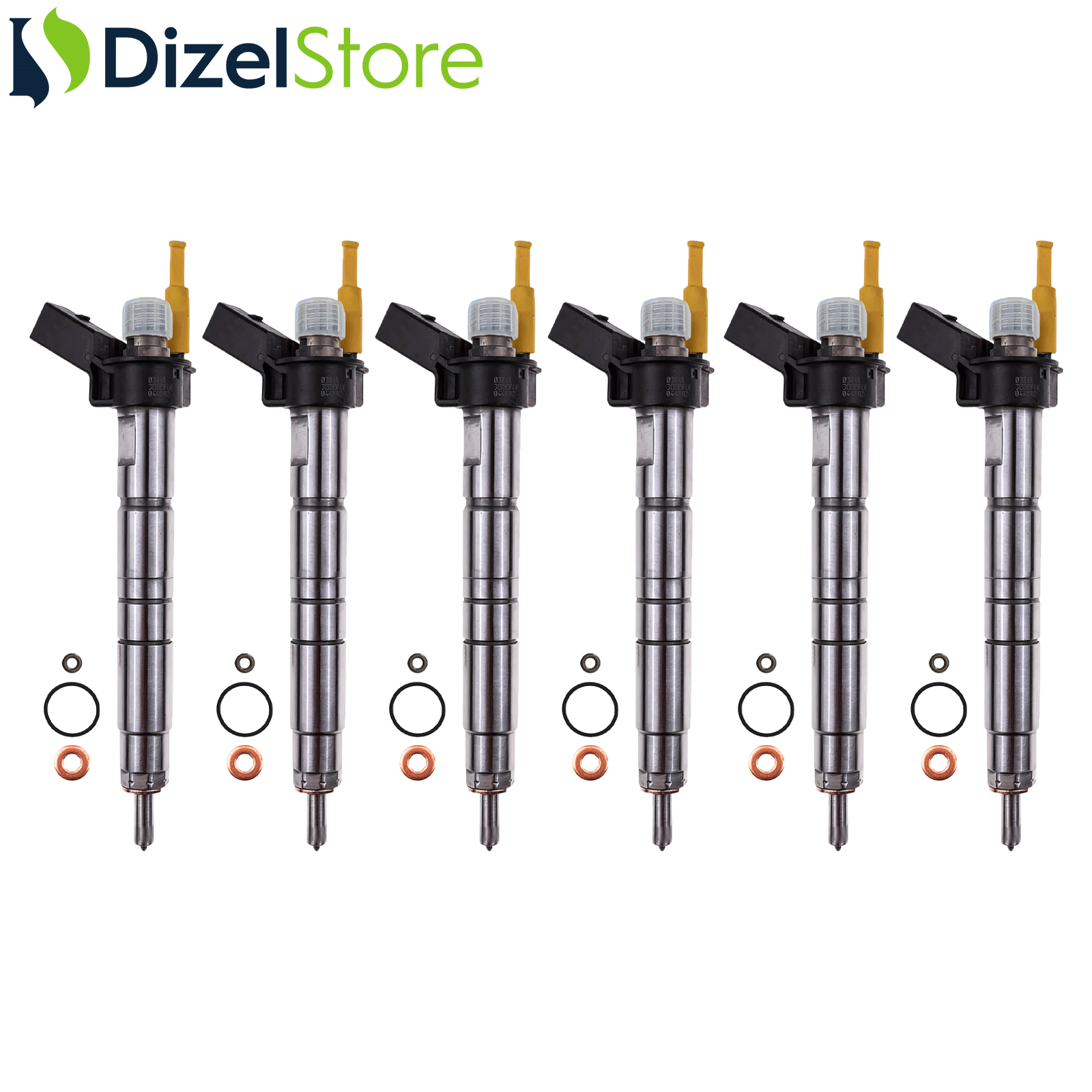 6X BMW 123d 535d 740d BOSCH PİEZO 0445117017 13537805430