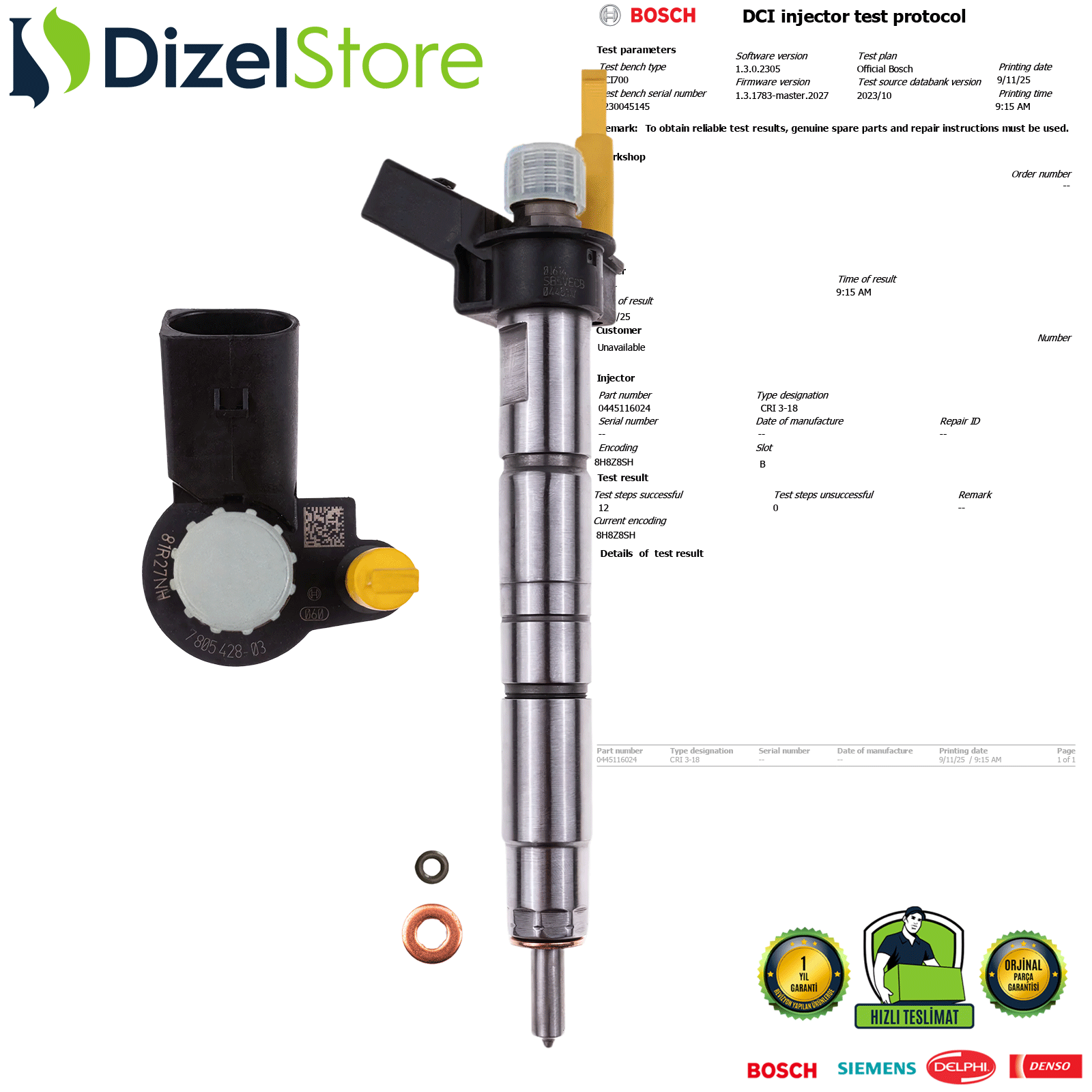 BMW 3 SERİ x5 3.0 0445116024 7805428