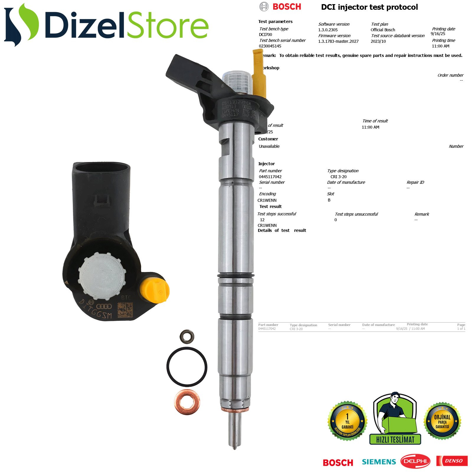 AUDİ A5 3.0 TDI 0445117042 059130277CR