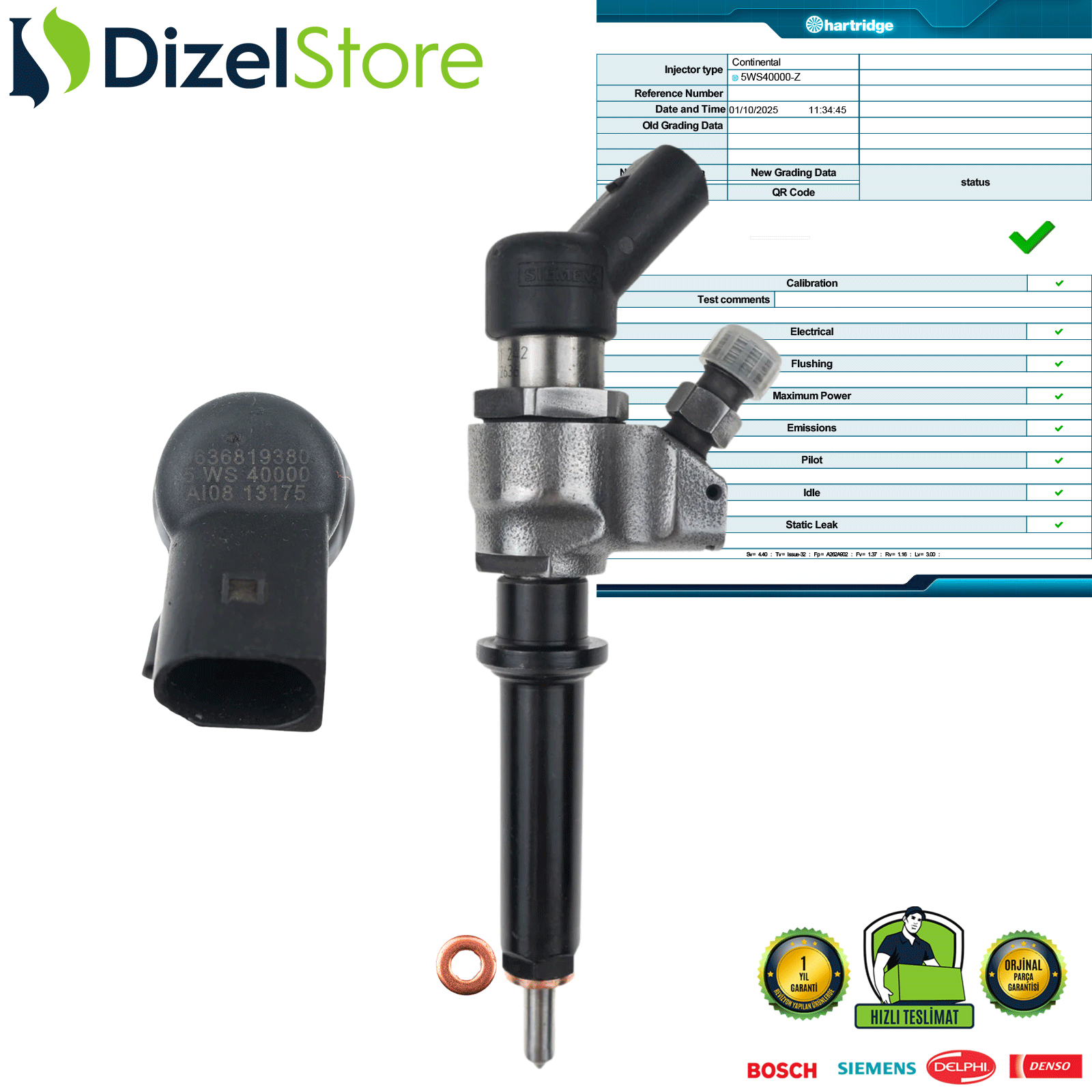 PEUGEOT PARTNER 2.0 HDi 9636819380 9652173780