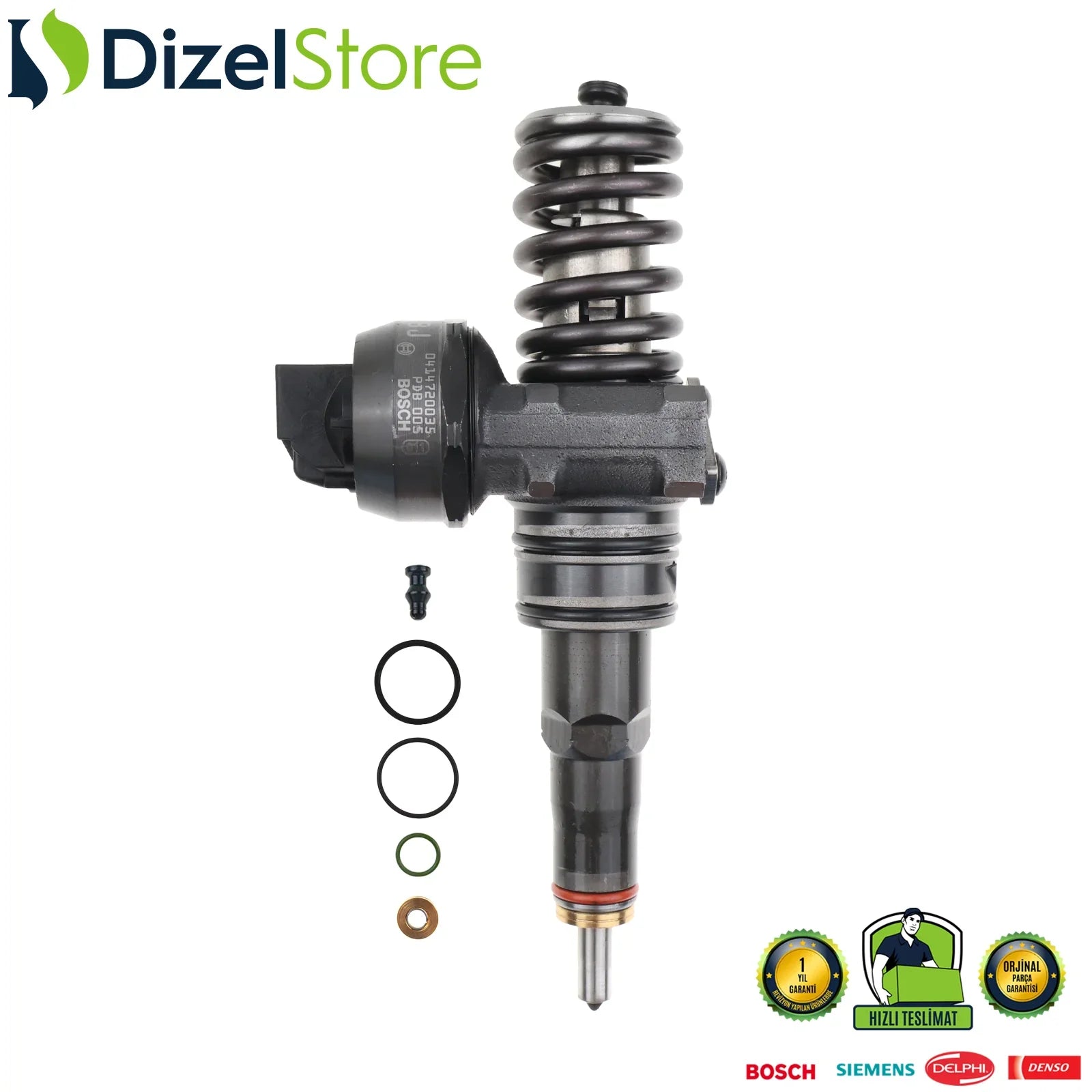 Seat Skoda VW Audi Injector Bosch 0414720035 - Dizel Store