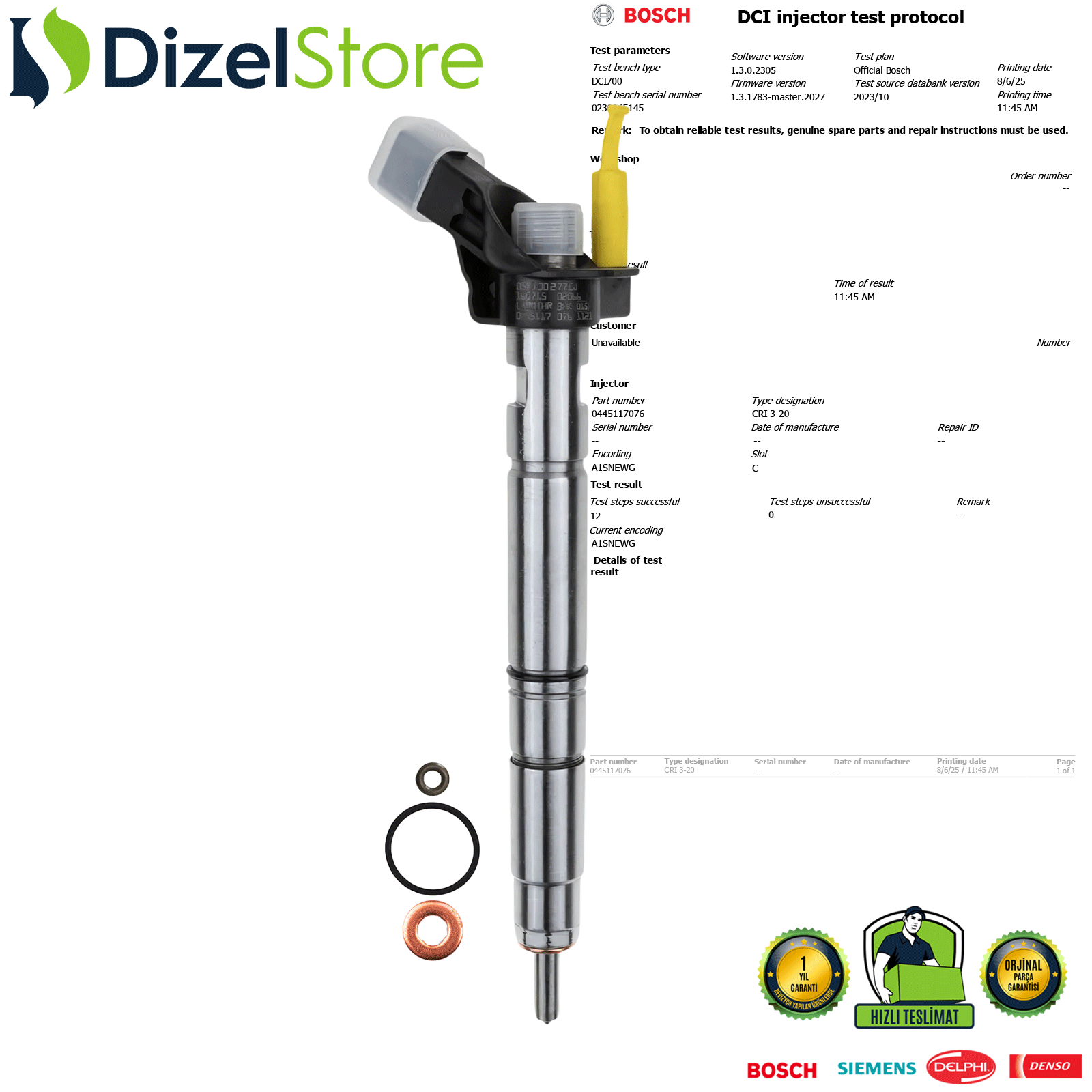 AUDİ Q7-PORSCHE CAYENNE-VW TOUAREG 3.0 TDİ 0445117076 059130277EJ