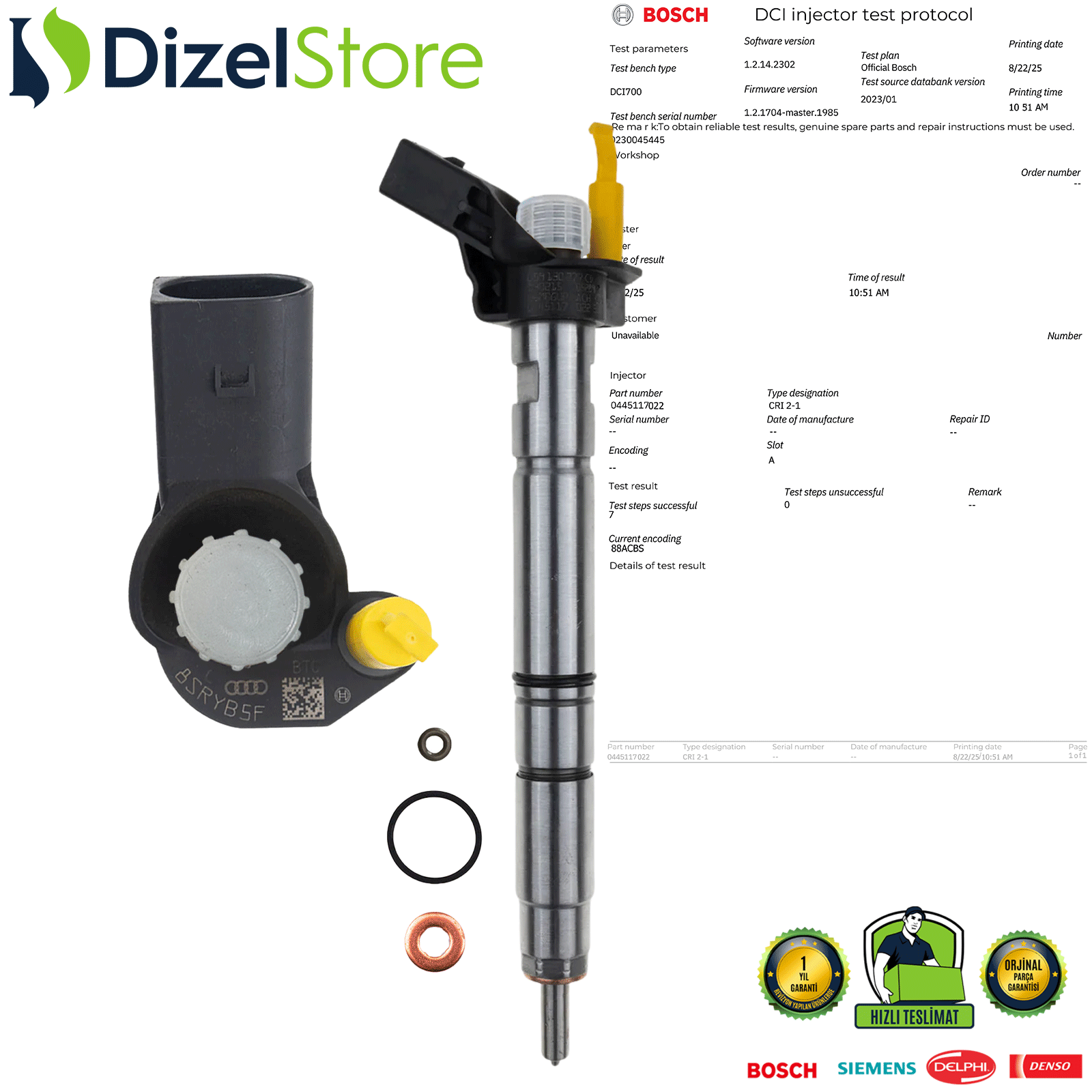 AUDİ Q7-PORSCHE CAYENNE-VW TOUAREG 3.0 TDİ 0445117022 059130277EJ