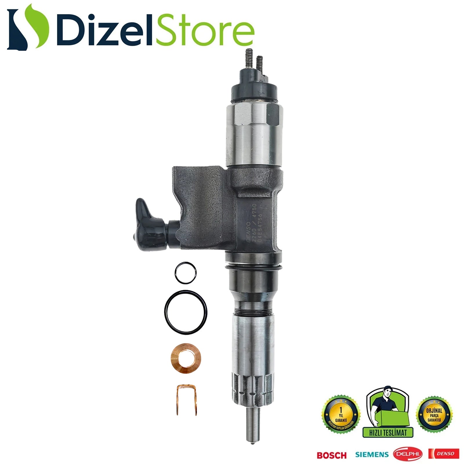 295050-2260/4750 ISUZU 6HK1 7.8 L MOTOR DENSO ENJEKTÖR 8983064750