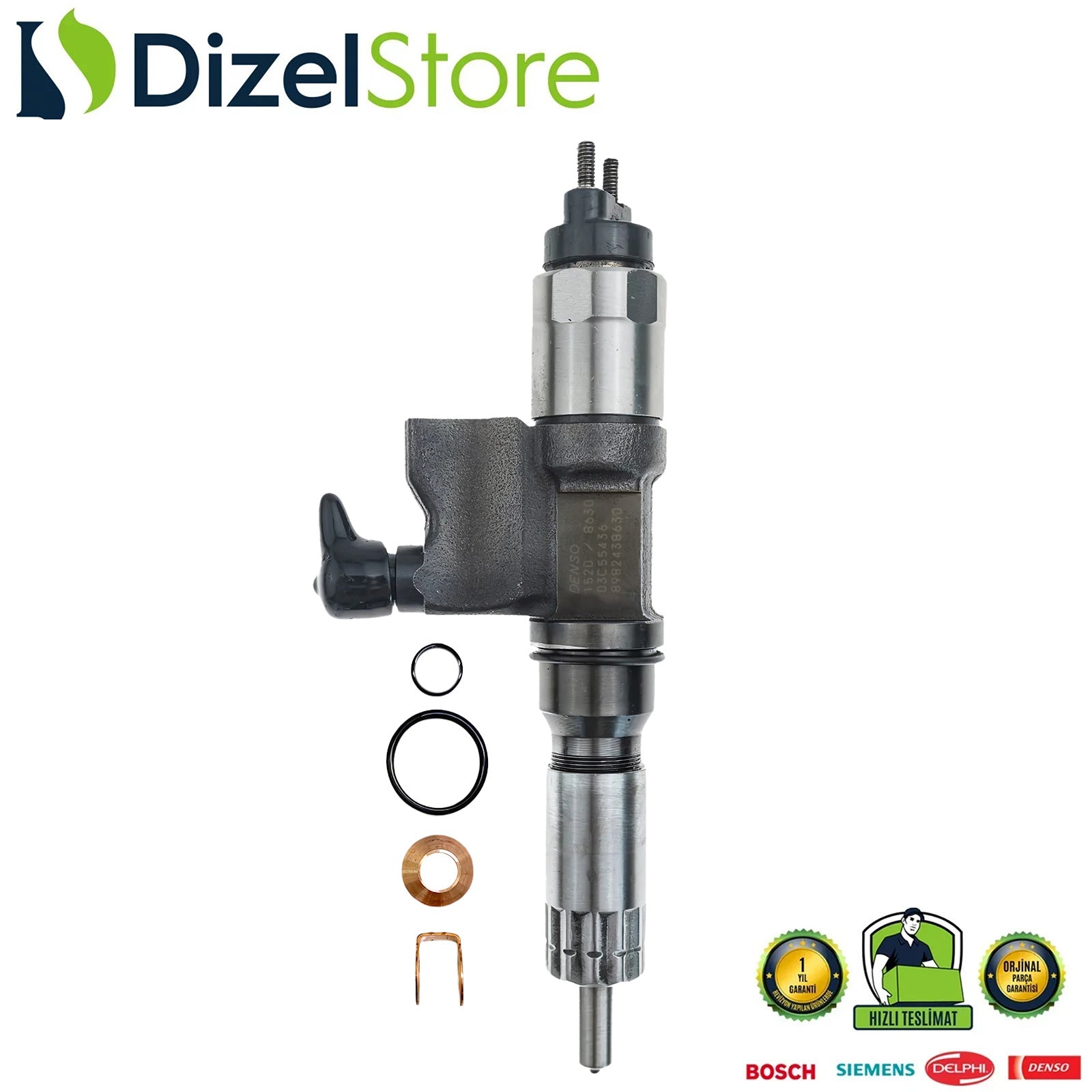 ISUZU 295050-1520/1521/8631 6HK1 - 4HK1 7.8L MOTOR DENSO ENJEKTÖR