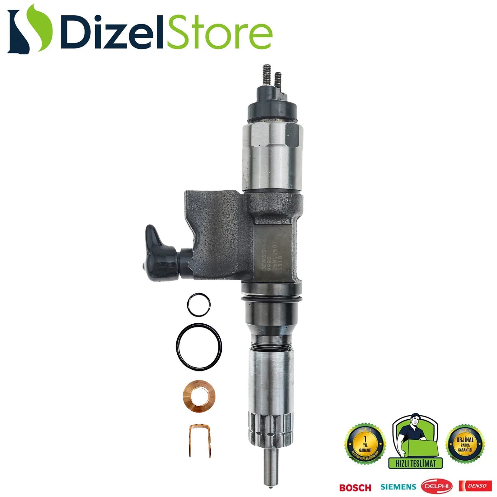 095000-9980 ISUZU 4H1K 5.2L MOTOR DENSO ENJEKTÖR 8982631310