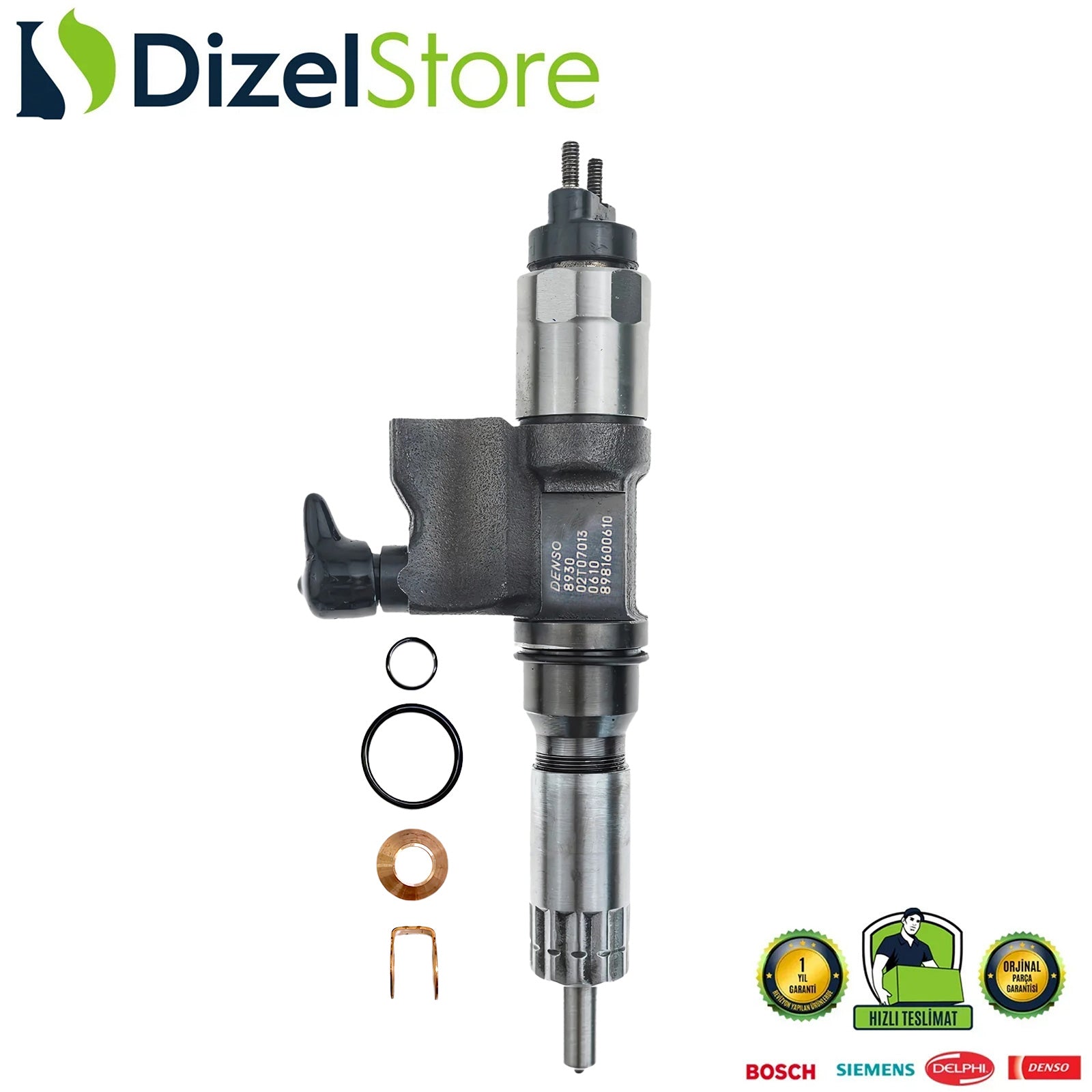 095000-8930 4HK1 5.2L MOTOR EURO 4 EURO 5 ISUZU DENSO ENJEKTÖR