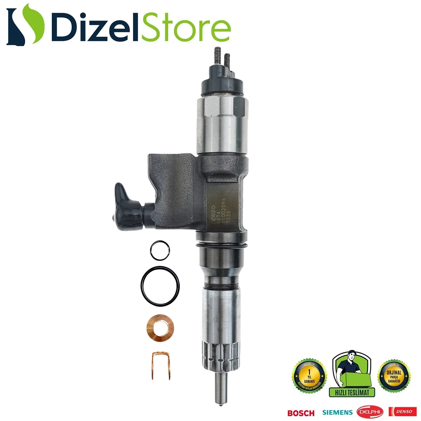 4HK1 5.2L MOTOR ISUZU DENSO ENJEKTÖR 095000-5474 8973297030