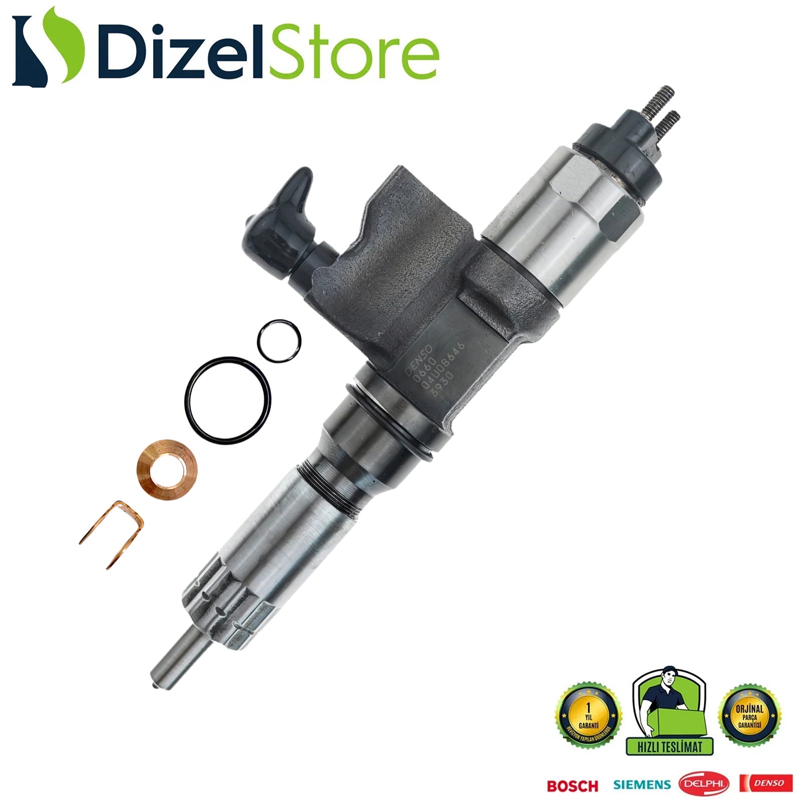 195000-0640 ISUZU HITACHI/HIDROMEK/JCB/NEW HOLLAND 6HK1 7.8 L MOTOR DENSO ENJEKTÖR