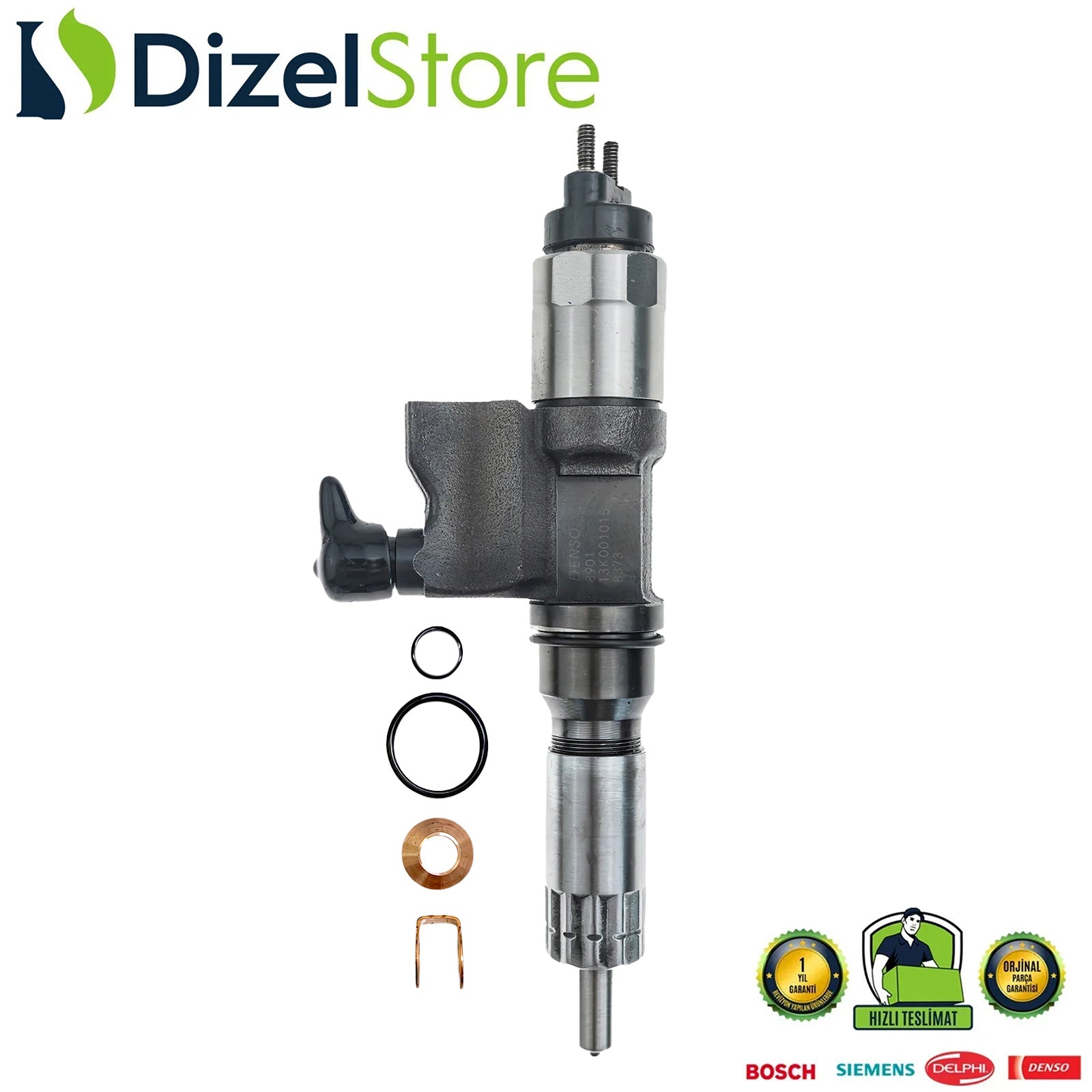 095000-8901 ISUZU NEW HOLLAND/HITACHI/HIDROMEK 6HK1 7.8 L MOTOR DENSO ENJEKTÖR 98151837