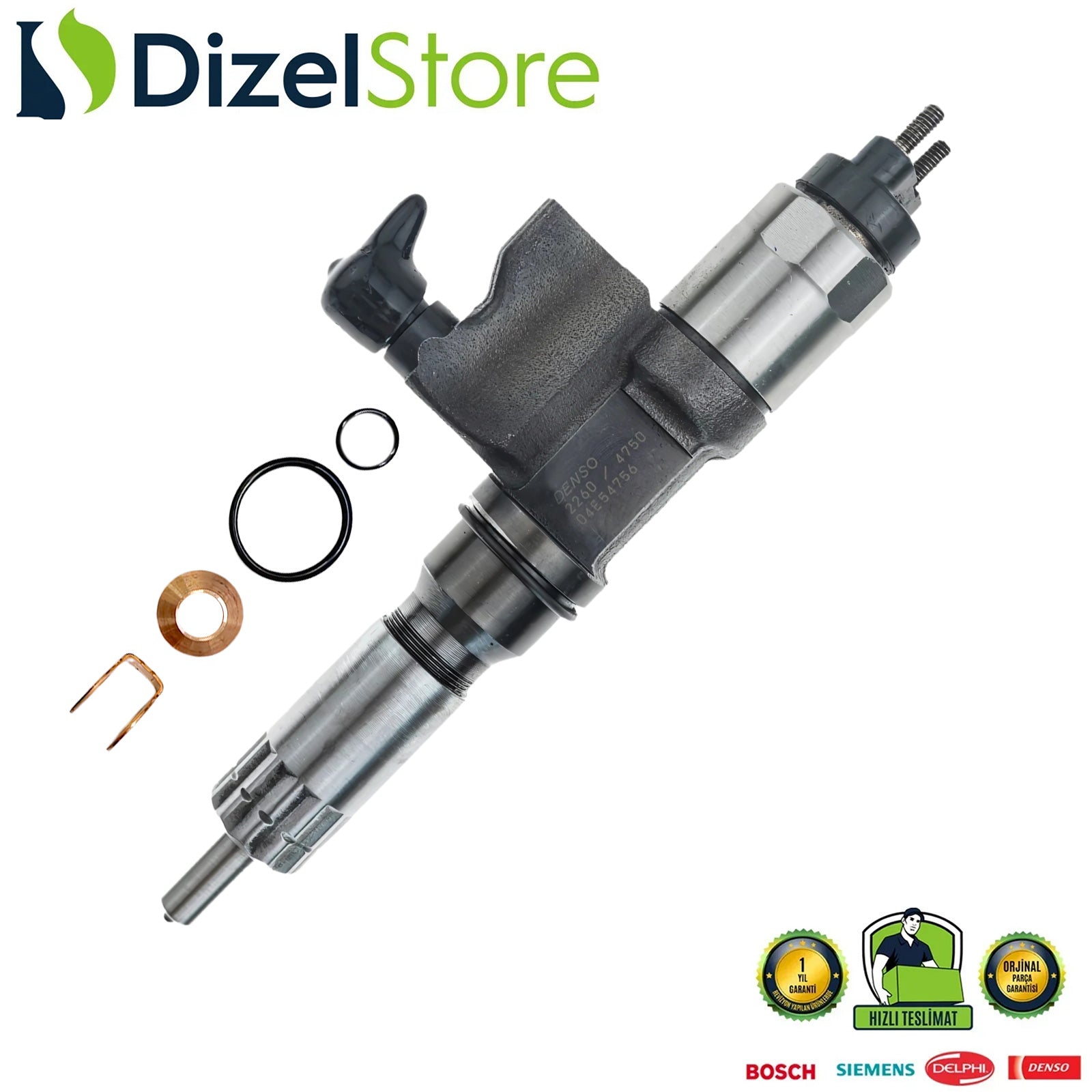 295050-2260/4750 ISUZU 6HK1 7.8 L MOTOR DENSO ENJEKTÖR 8983064750