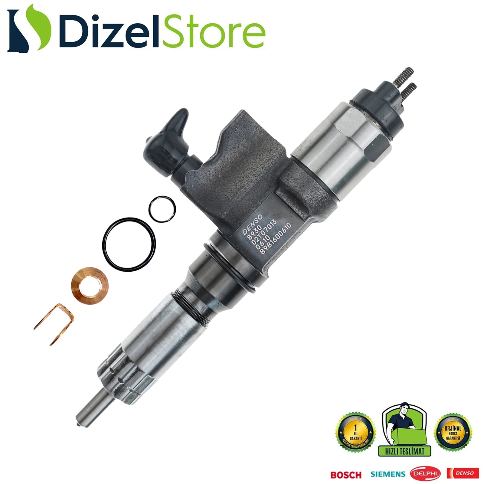 095000-8930 4HK1 5.2L MOTOR EURO 4 EURO 5 ISUZU DENSO ENJEKTÖR