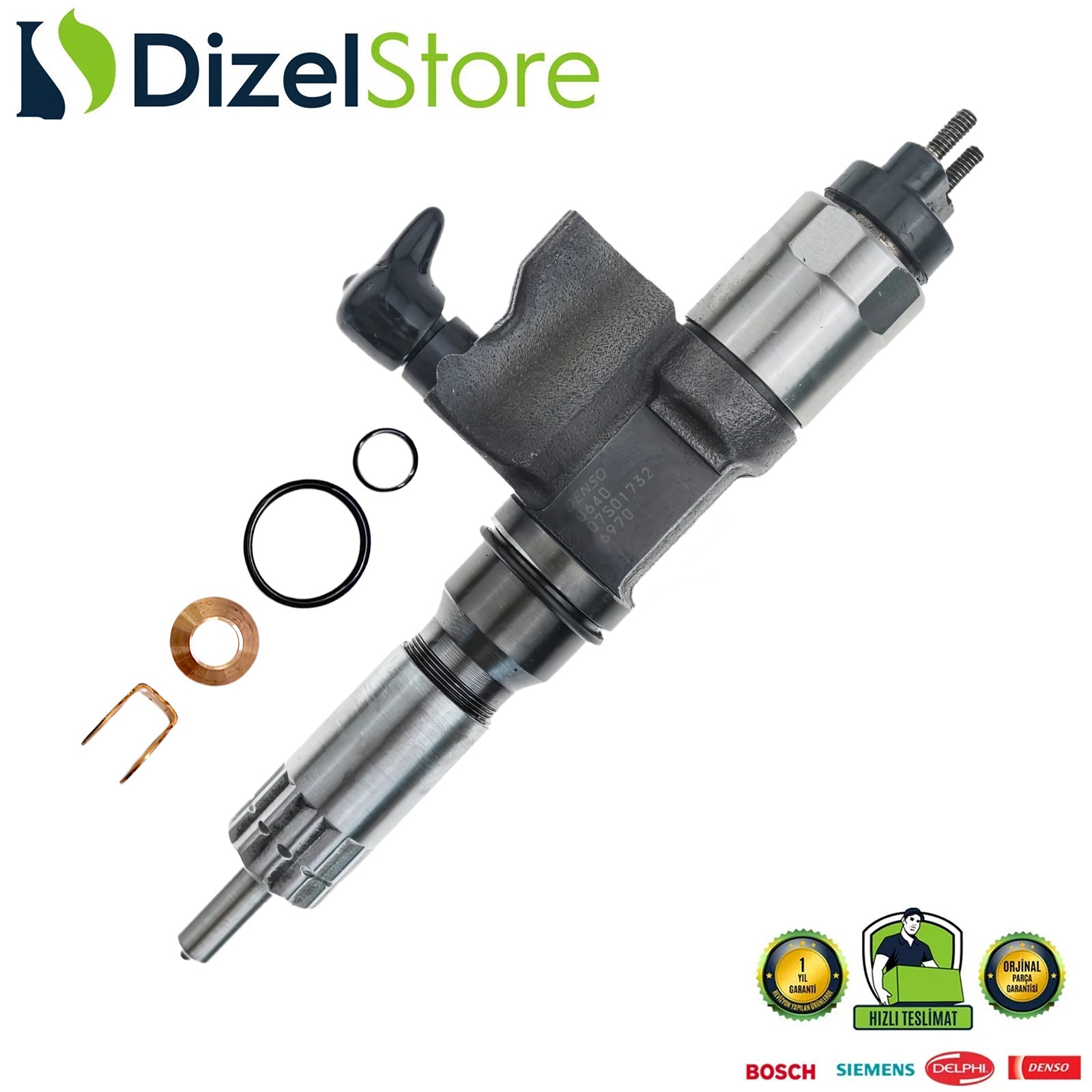 195000-0640 ISUZU 4HK1 DENSO ENJEKTÖR