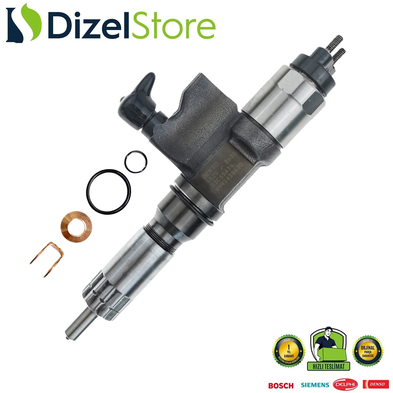 ISUZU 295050-1520/1521/8631 6HK1 - 4HK1 7.8L MOTOR DENSO ENJEKTÖR