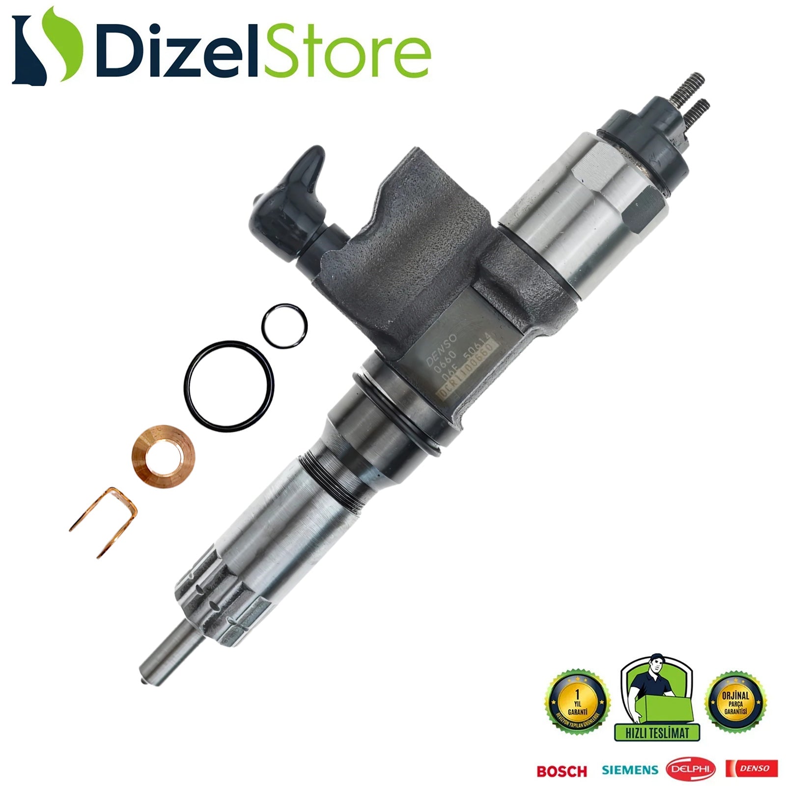 195000-0660 ISUZU HIDROMEK 4H1K 5.2L MOTOR YENİ DENSO ENJEKTÖR