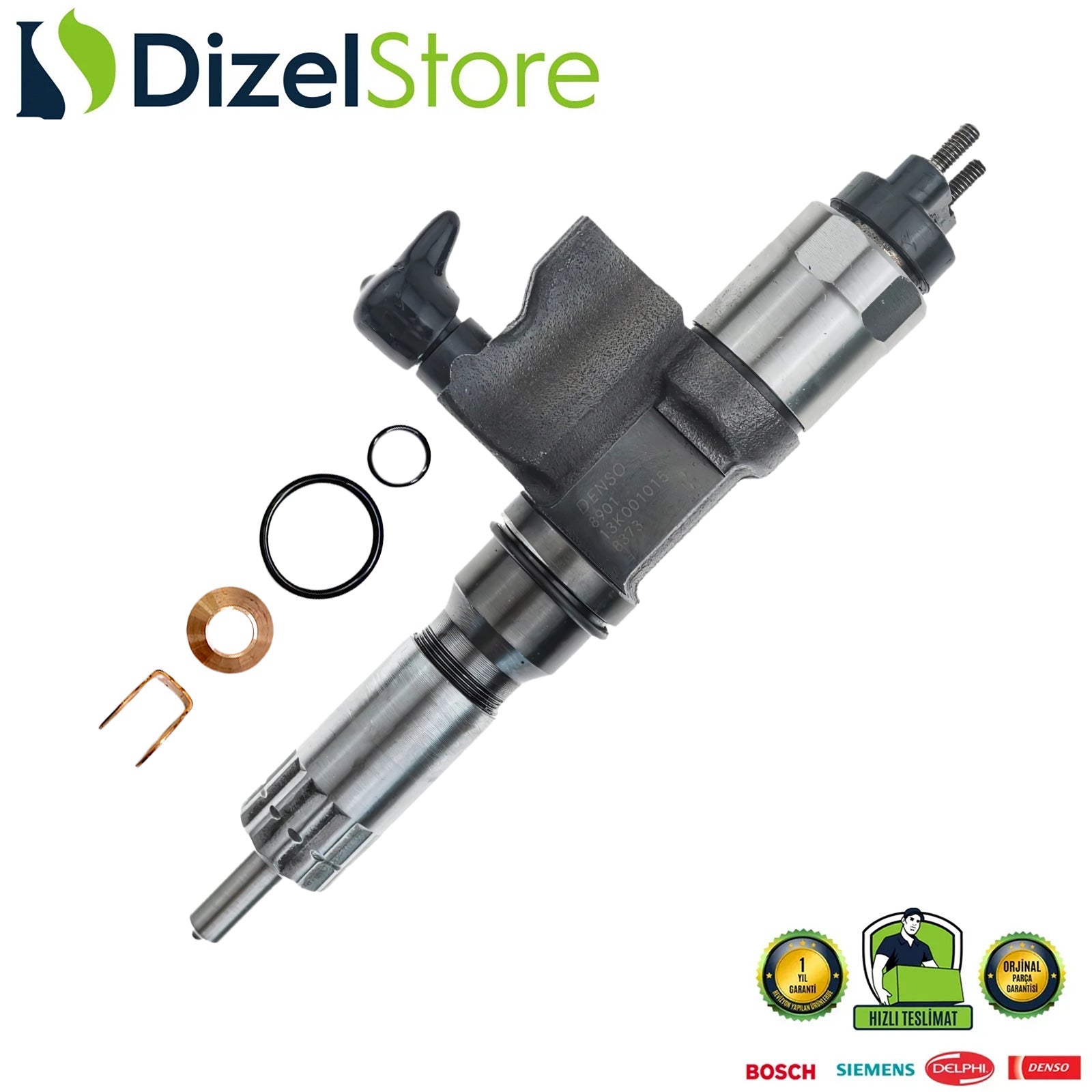 095000-8901 ISUZU NEW HOLLAND/HITACHI/HIDROMEK 6HK1 7.8 L MOTOR DENSO ENJEKTÖR 98151837