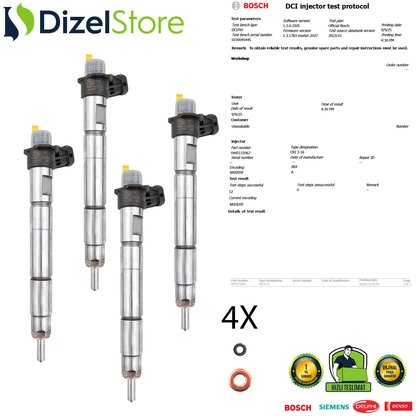 4X DOGE NİTRO 2.8 CRD 0445115067 68042029AA