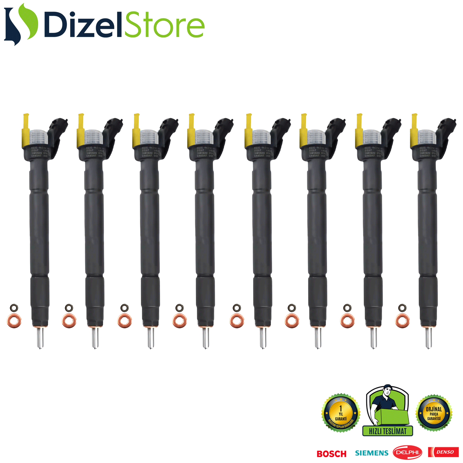 8X FORD 6.7L, F SERİSİ KAMYONETLER 0986435415 0445117024