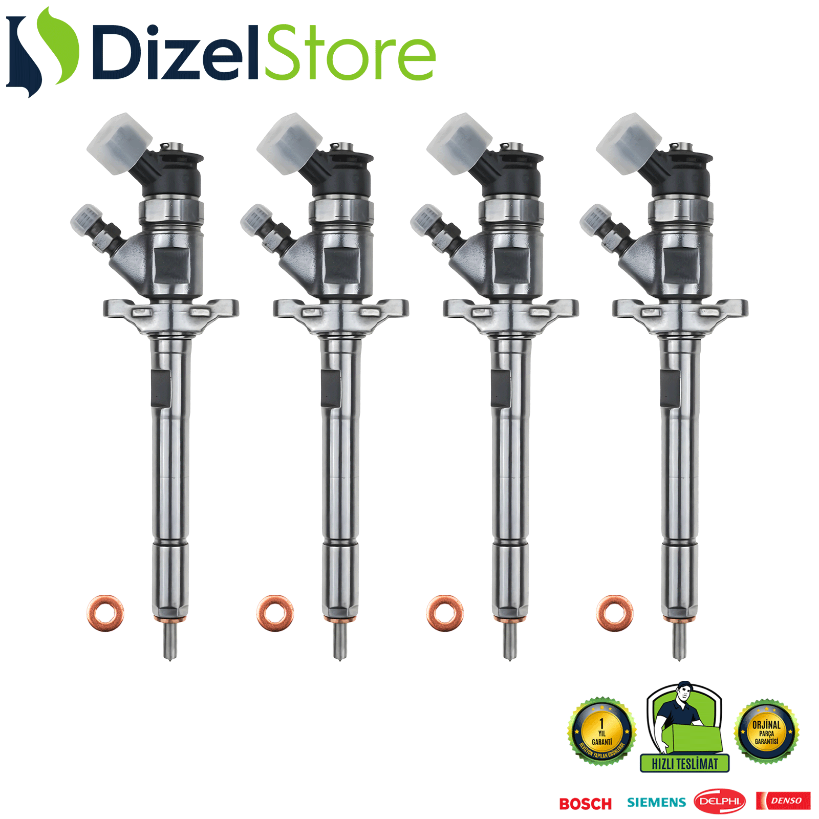 4X CİTROEN BERLİNGO 1.6 HDi 0445110311 0986435146