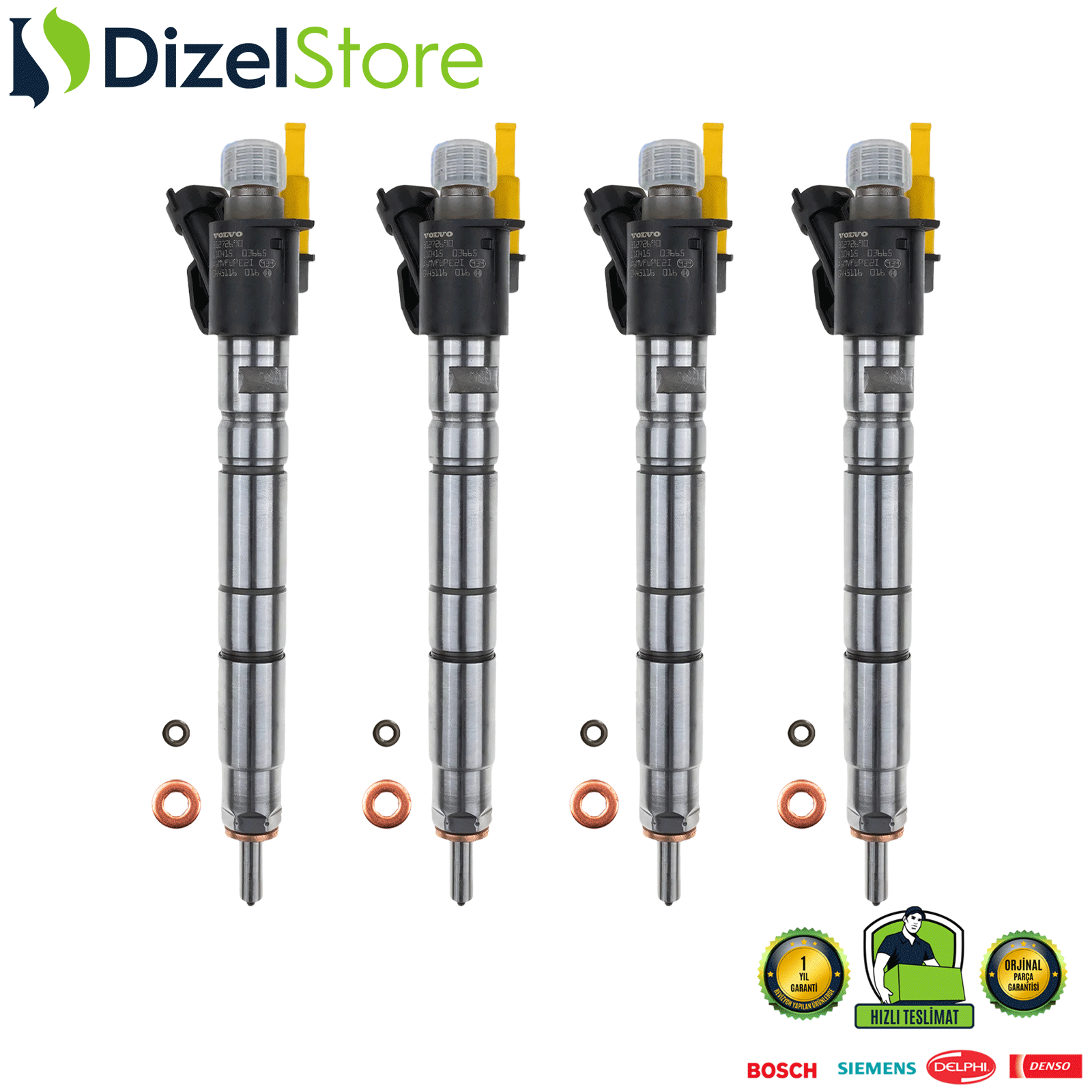 4X Volvo s60 2.4 D 0445116016 30777226