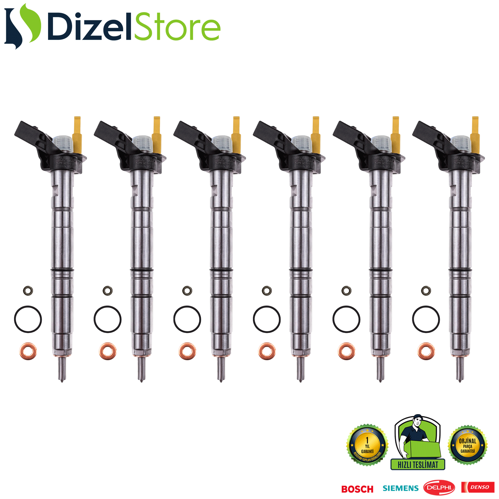 4X AUDI Q7 A4 A6 2.7/3.0 TDI DİZEL 0445116023 059130277AR