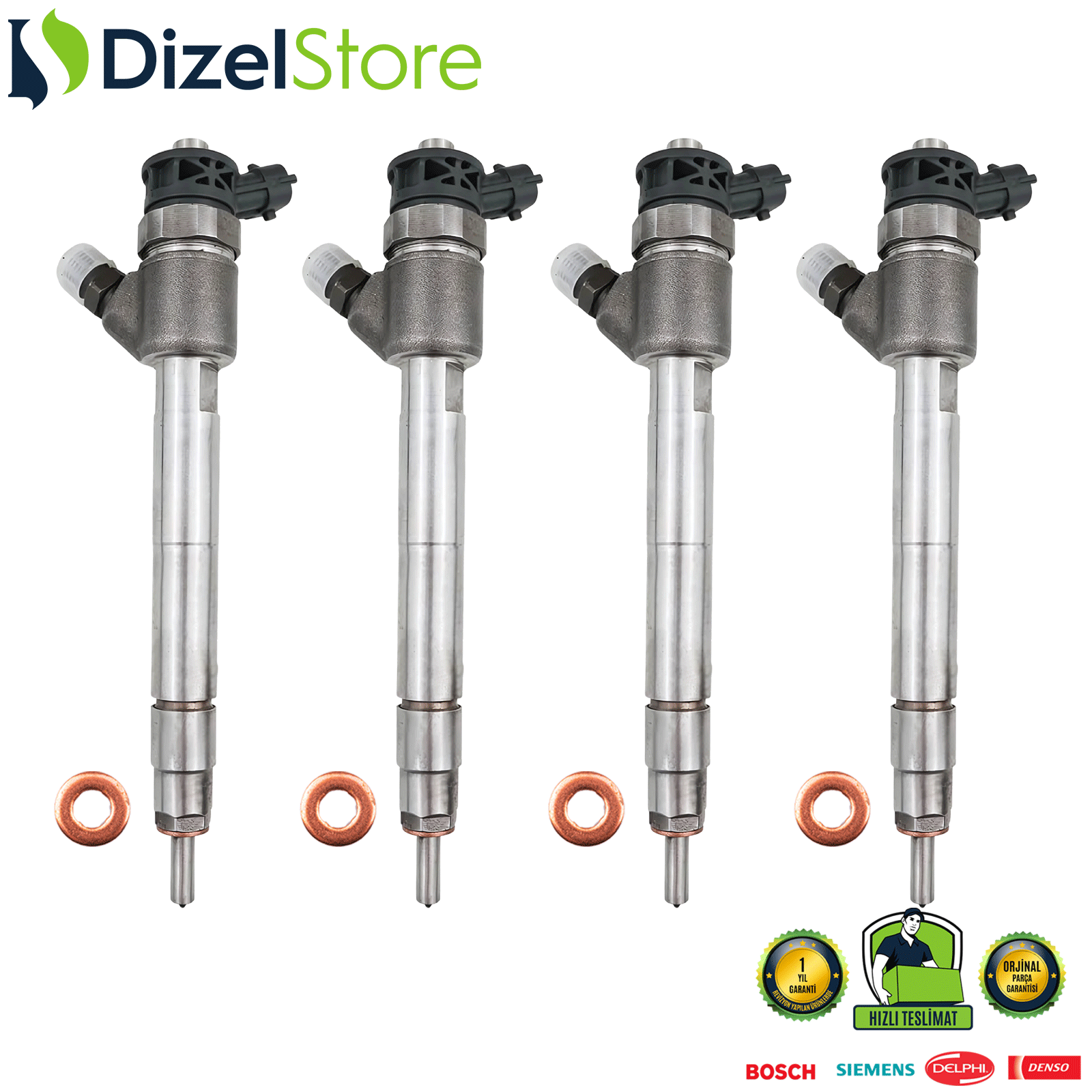 4X PEUGEOT CITRÖEN 1.5hdi BlueHdi EURO6 0445110749 JX6Q9F593AA