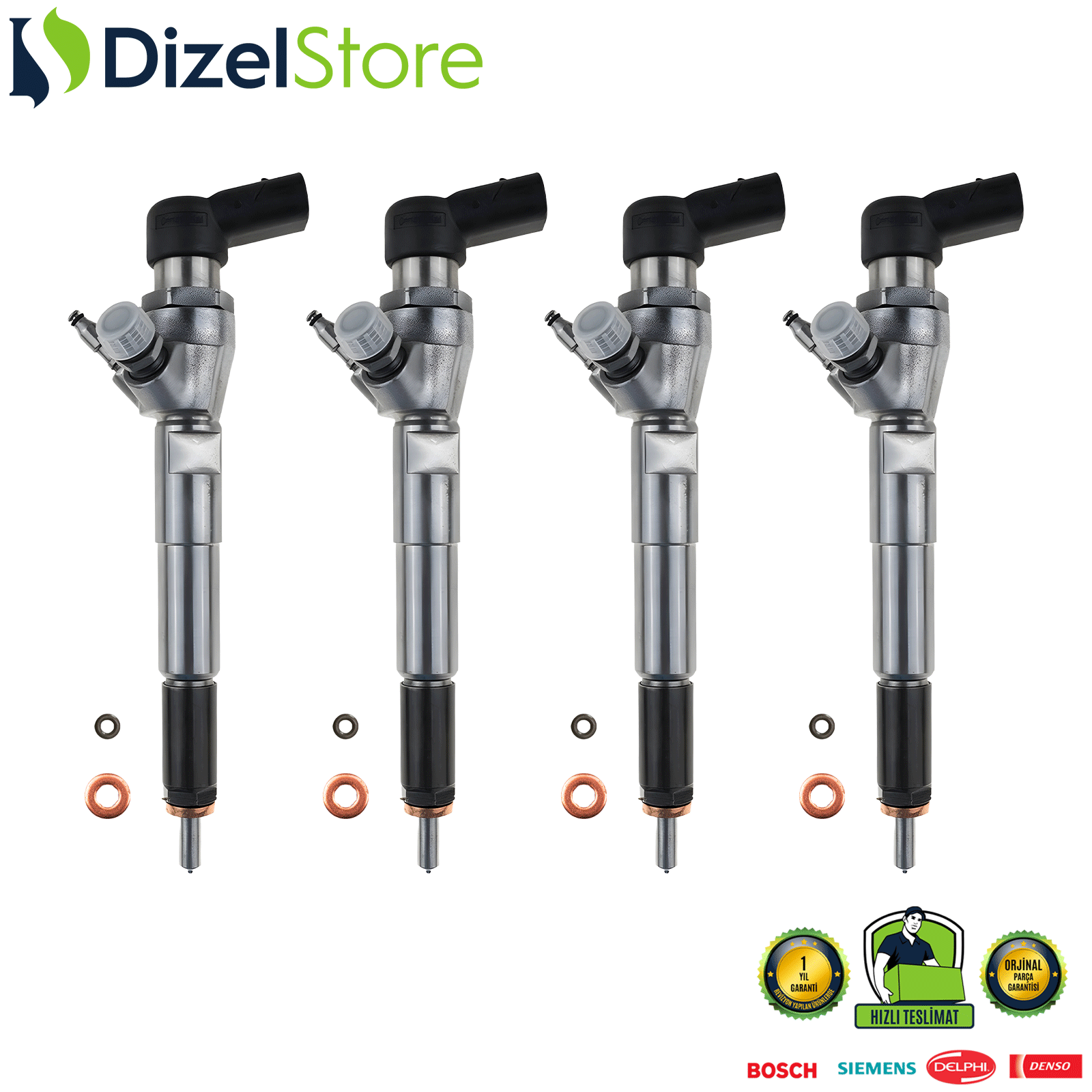 4X RENAULT MEGANE 4 SİEMENS ENJEKTÖR 1.5 dCi H8201100113 166006212R