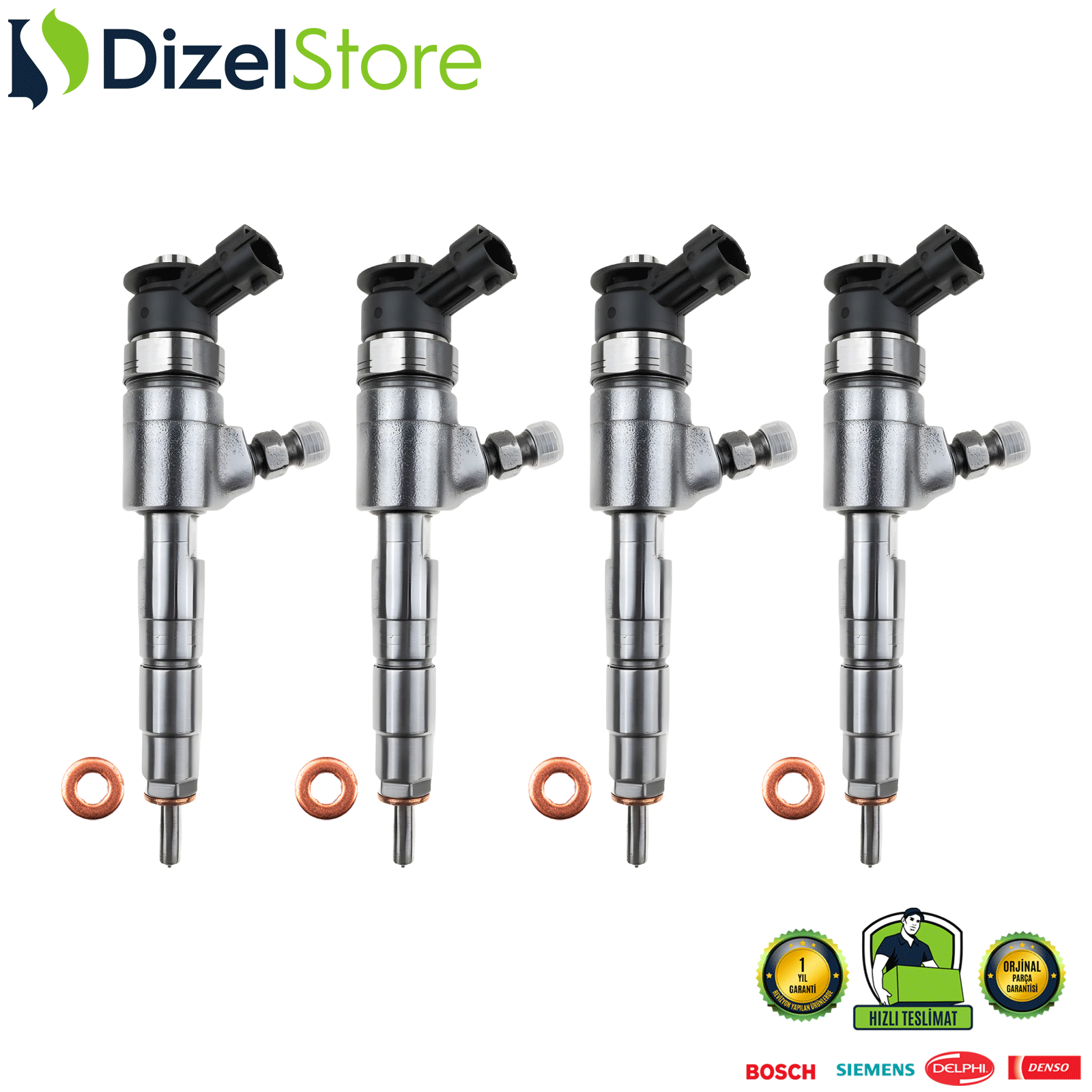 4X Citroen Berlingo Opel Fiat Peugeot Ford 1.6 HDi 0445110739 0986435203