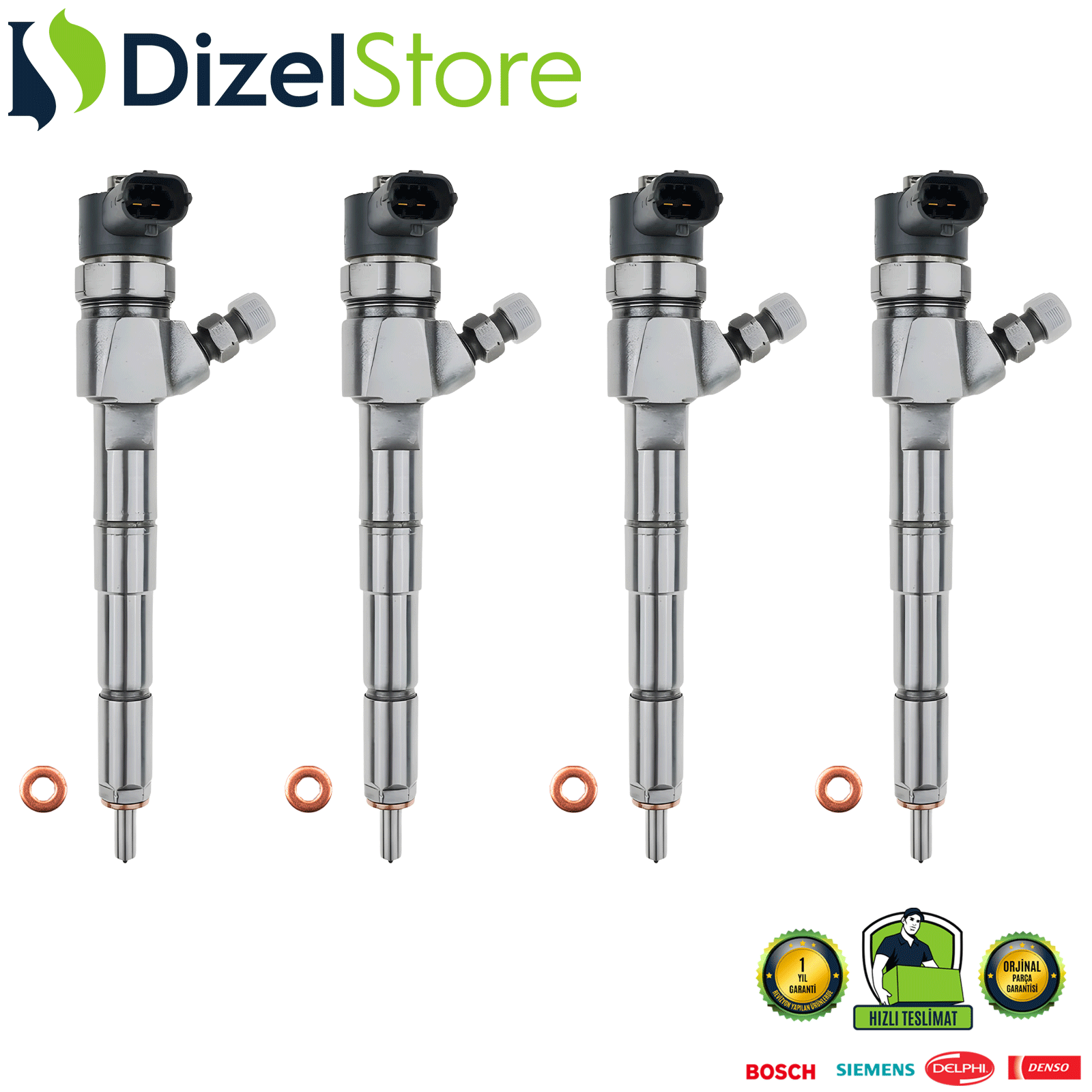 4X FIAT LANCIA ALFA ROMEO ENJEKTÖR. FIAT DOBLO CARGO FIAT BRAVO FIAT SEDICI 2.0 JTD 0445110299 55209382